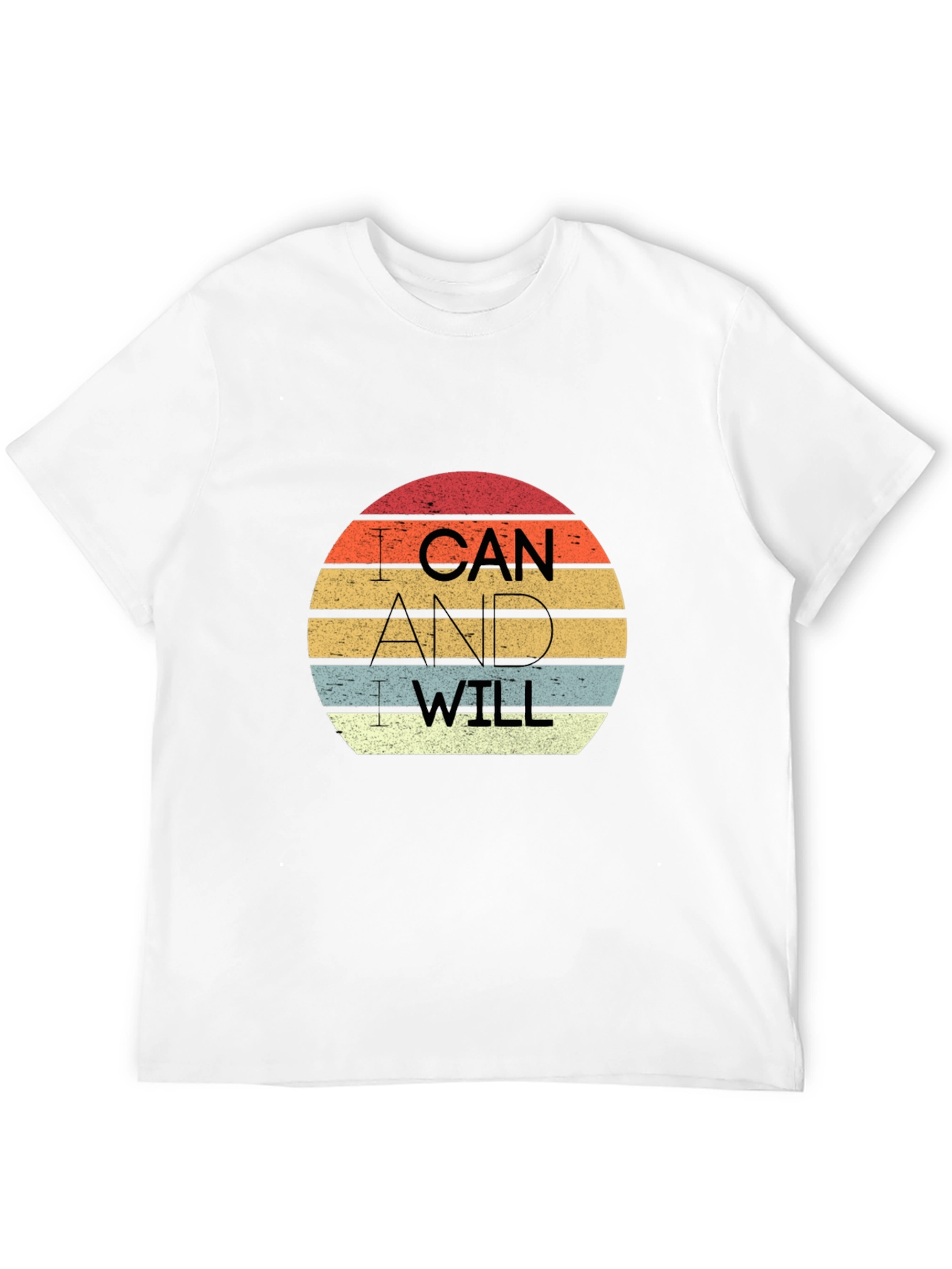 Retro I Can And I Will Graphic Tee