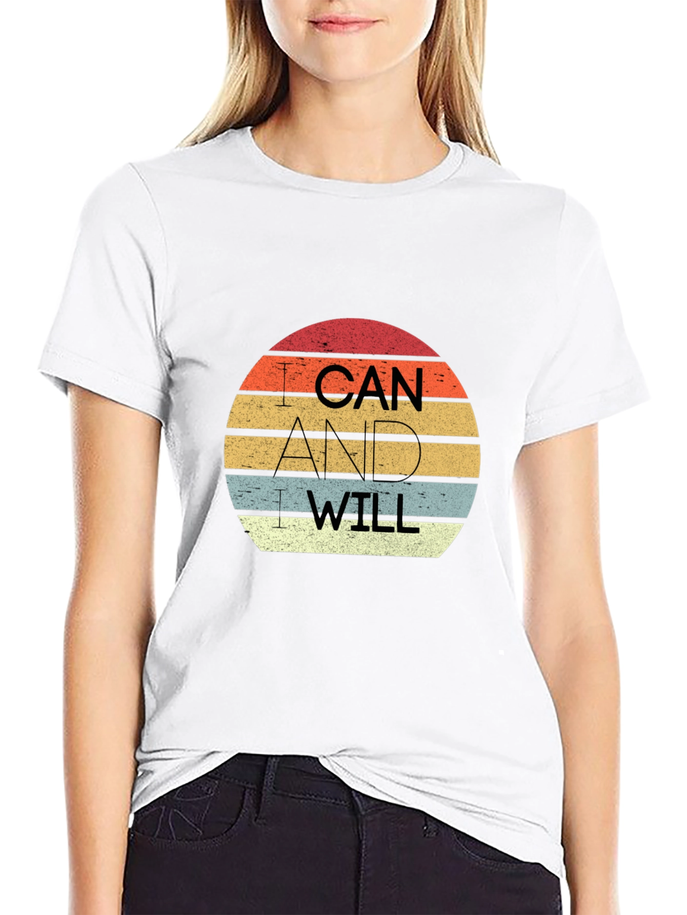 Retro I Can And I Will Graphic Tee