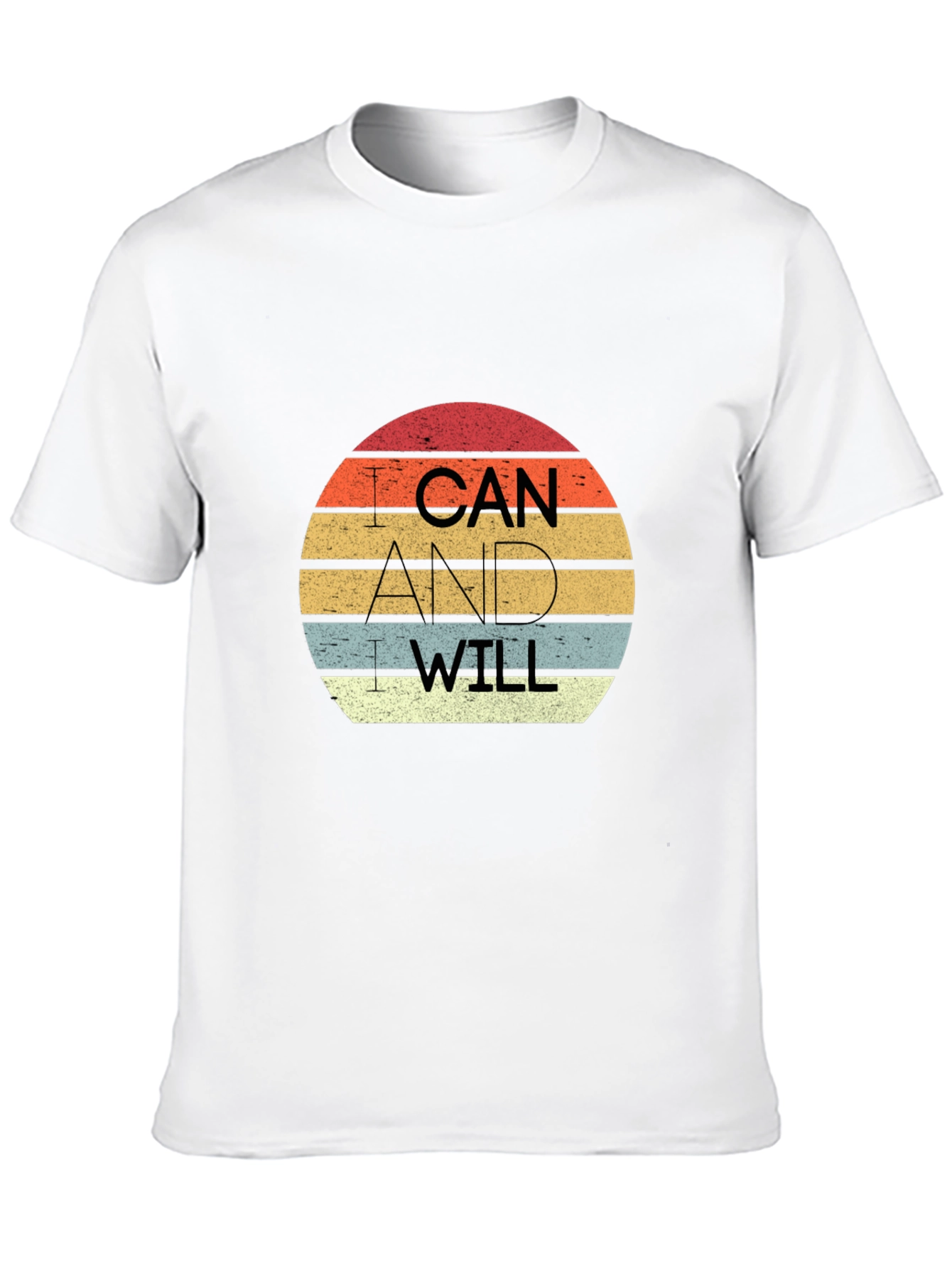 Retro I Can And I Will Graphic Tee