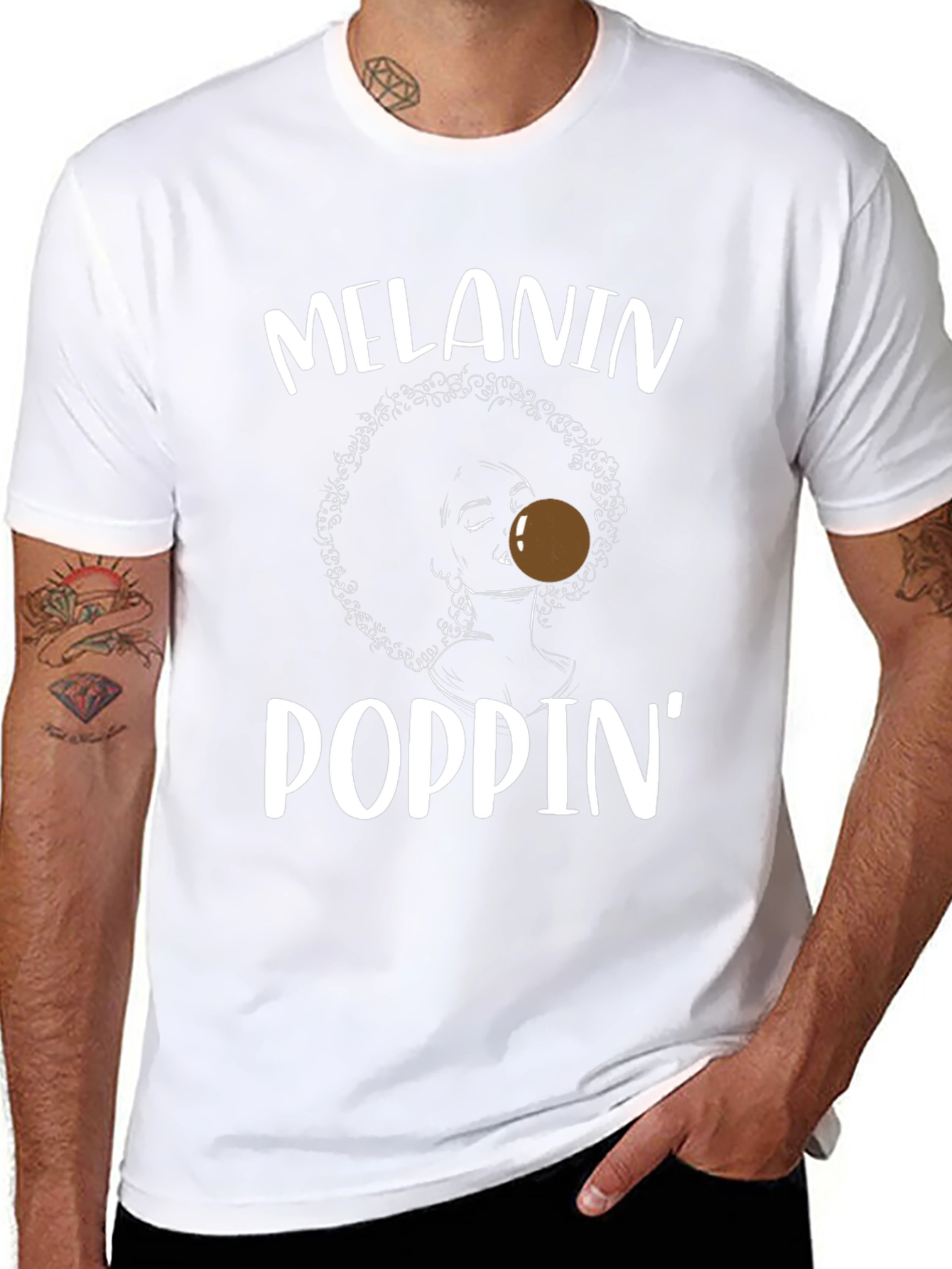 Melanin Poppin Graphic Tee