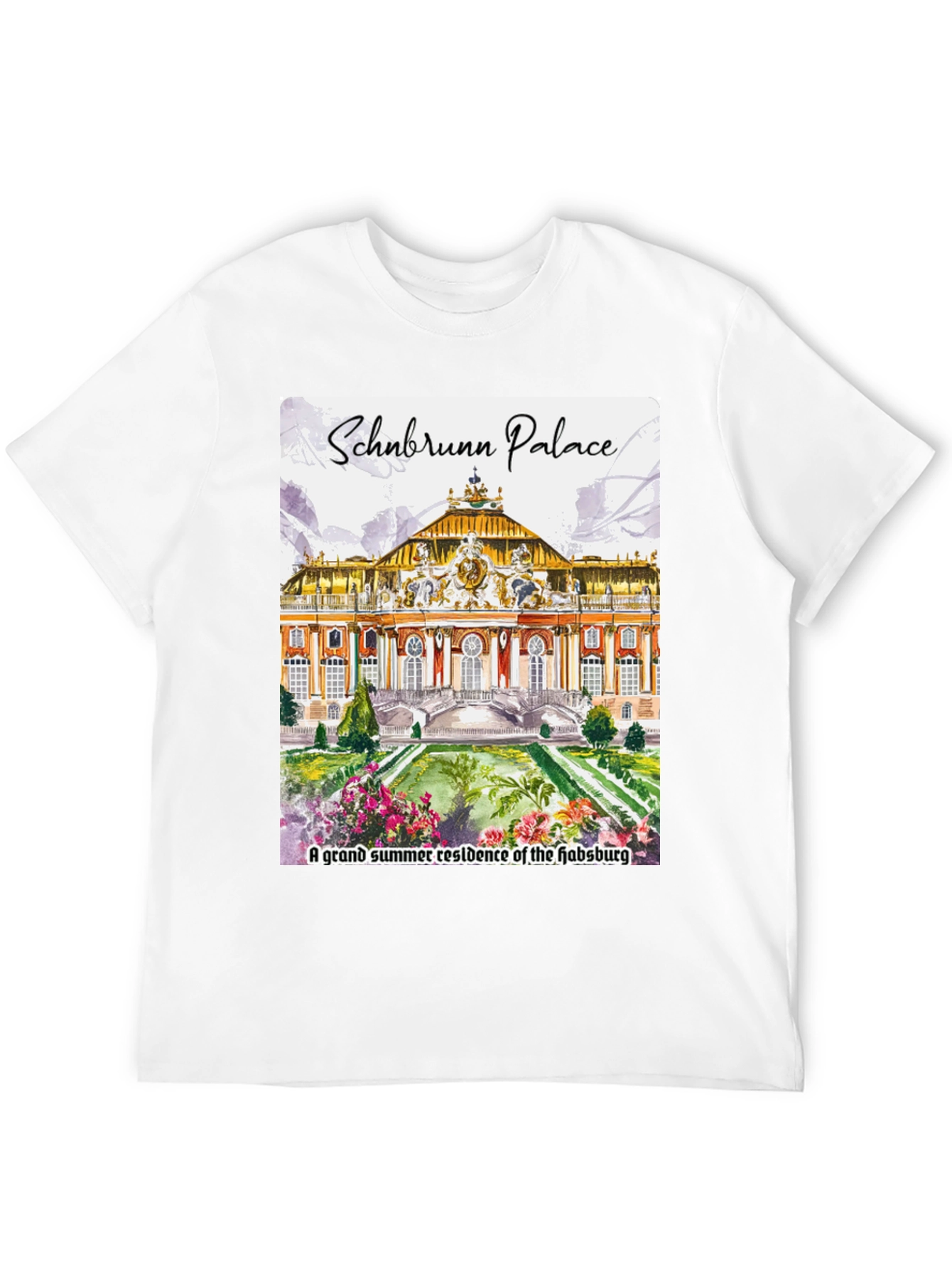Schönbrunn Palace Graphic T-Shirt - Austria Souvenir Tee