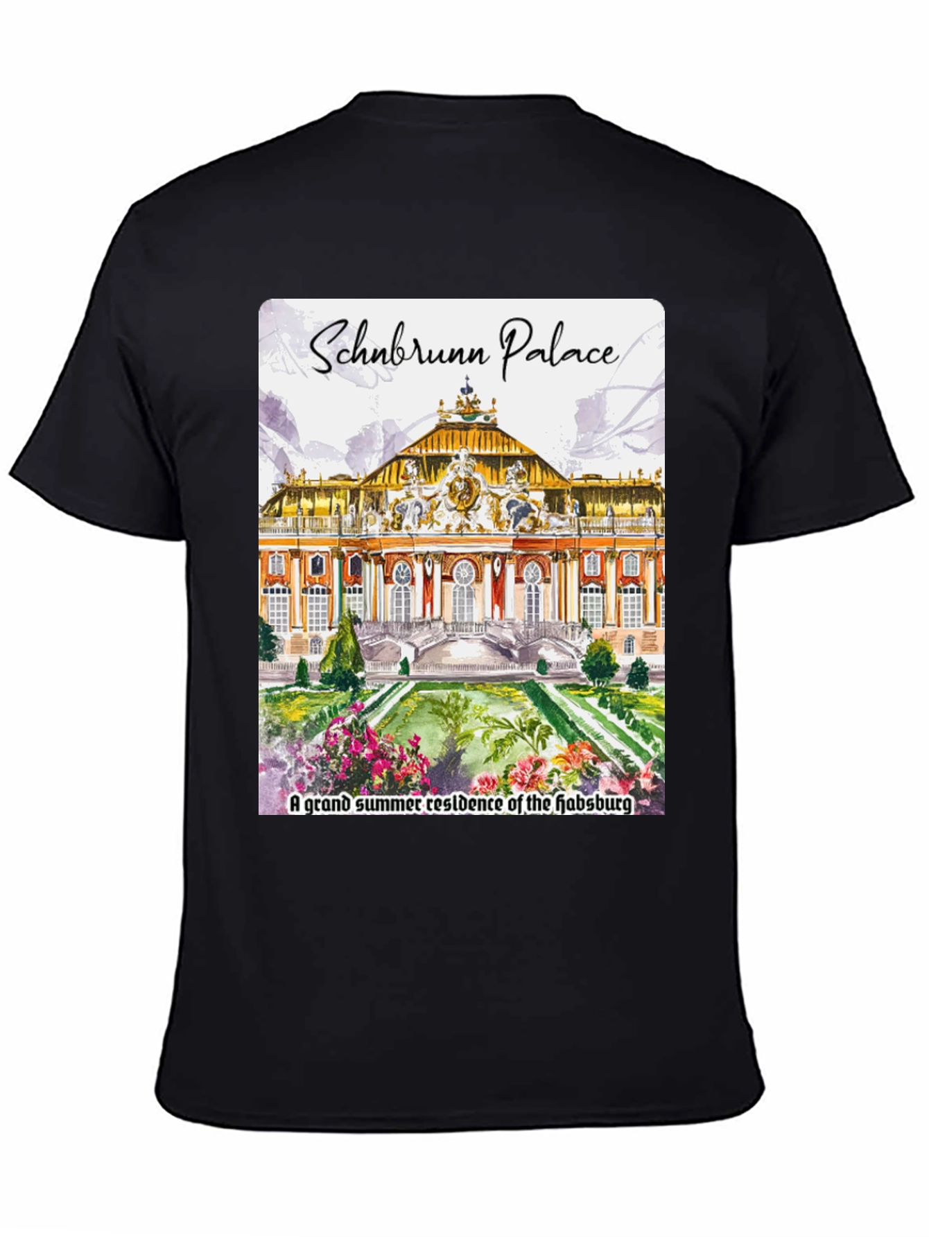 Schönbrunn Palace Graphic T-Shirt - Austria Souvenir Tee