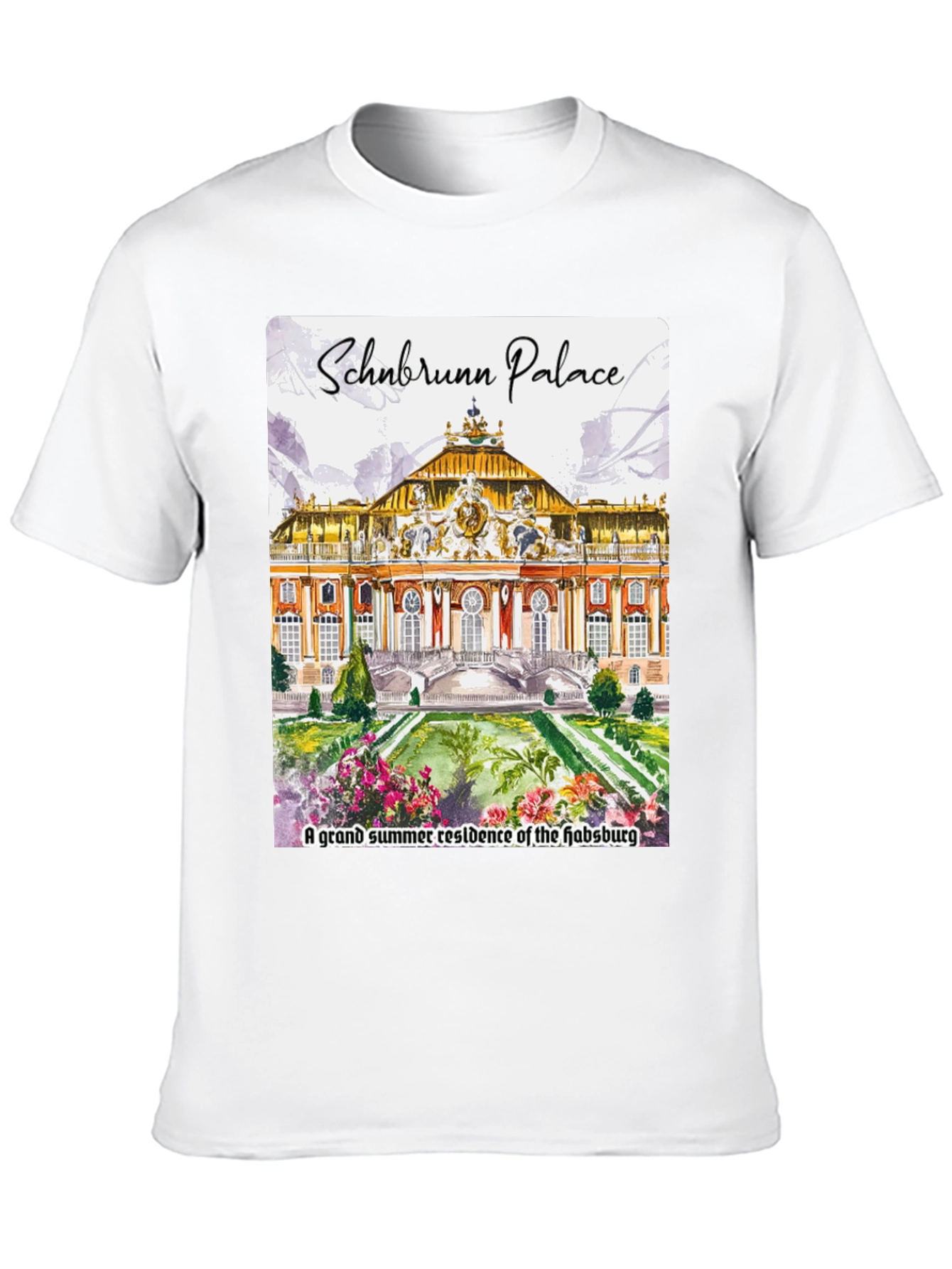Schönbrunn Palace Graphic T-Shirt - Austria Souvenir Tee