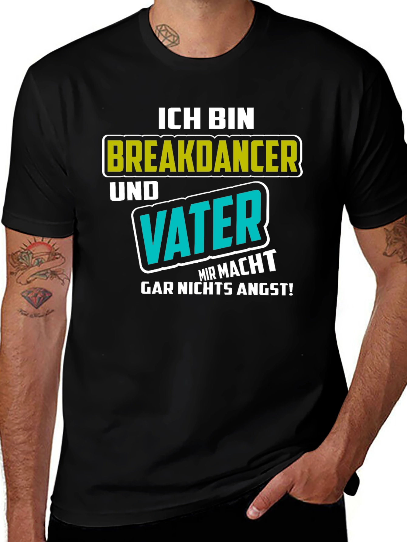 Breakdancer Dad T-Shirt - Fearless Father Tee