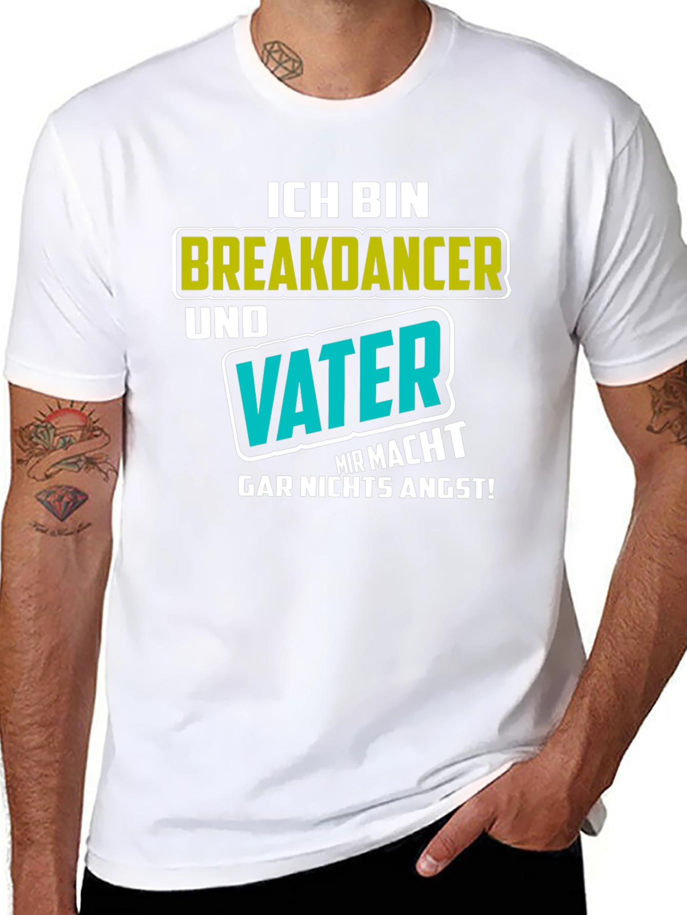 Breakdancer Dad T-Shirt - Fearless Father Tee