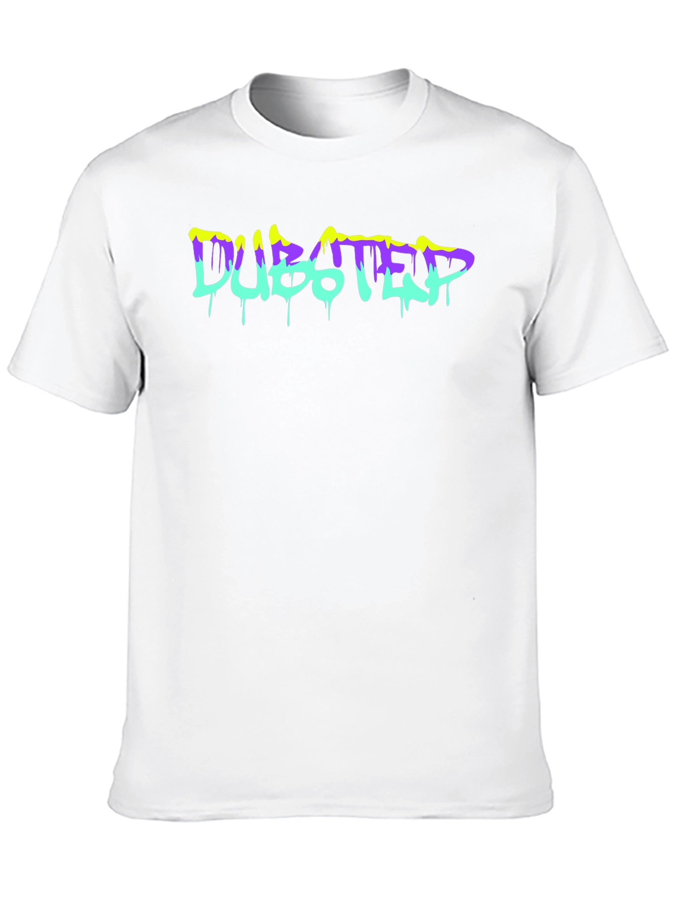 Dubstep Drip Graphic T-Shirt - Black