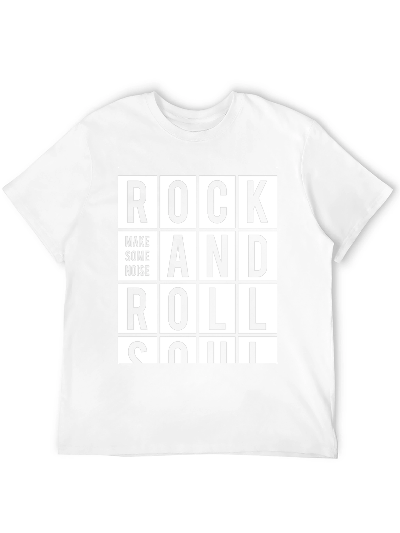 Rock And Roll Soul Black Graphic T-Shirt