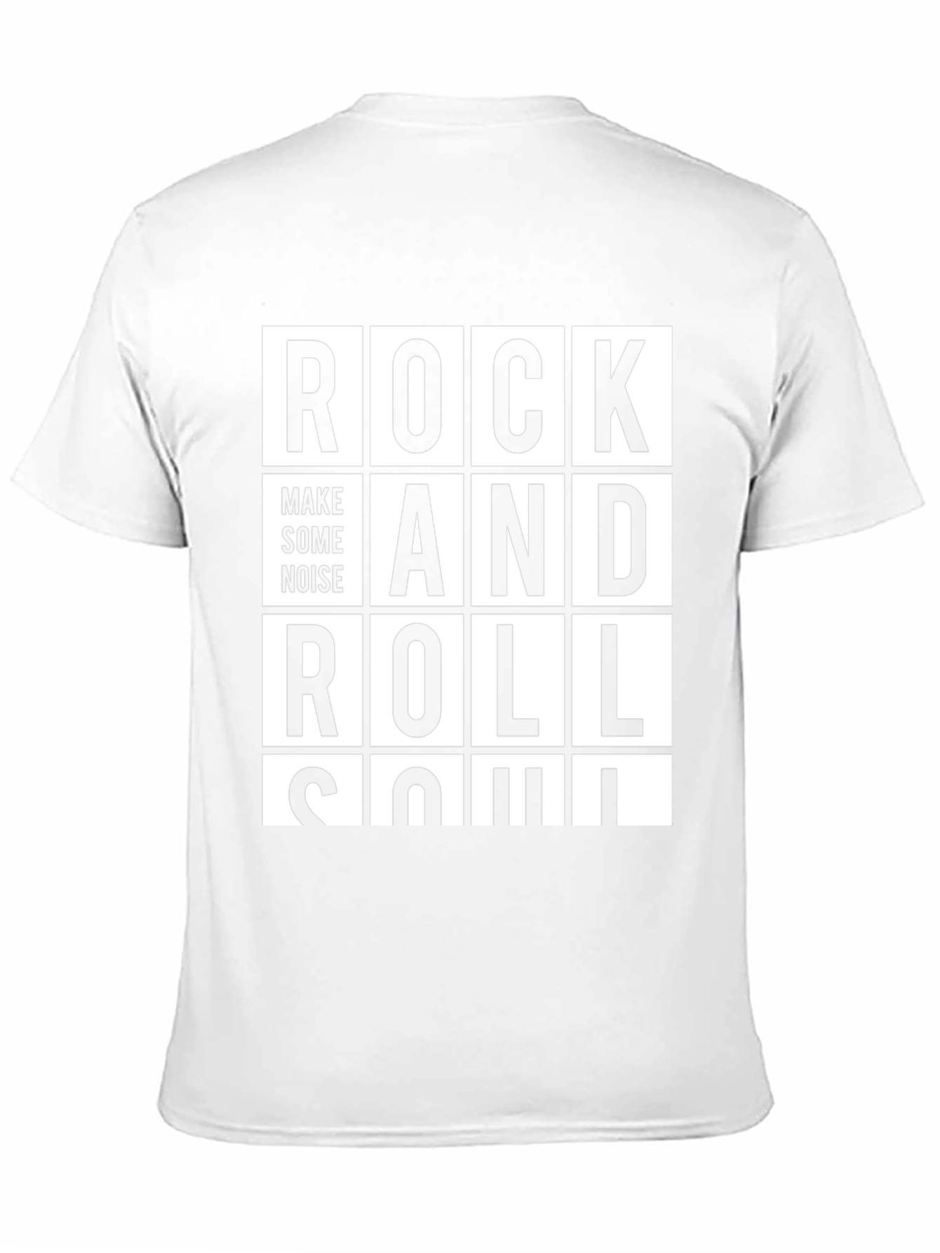 Rock And Roll Soul Black Graphic T-Shirt