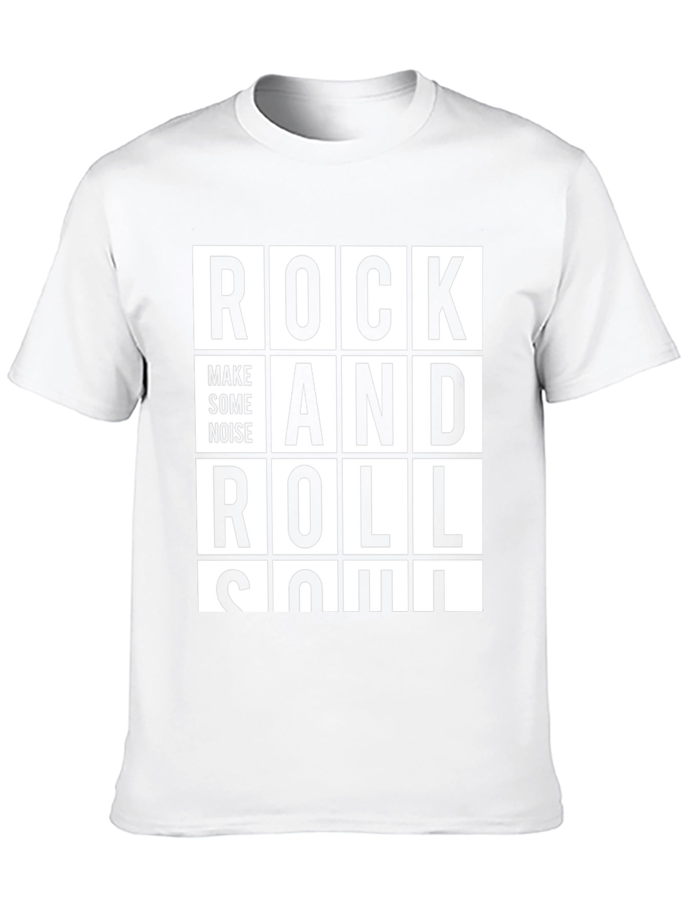 Rock And Roll Soul Black Graphic T-Shirt
