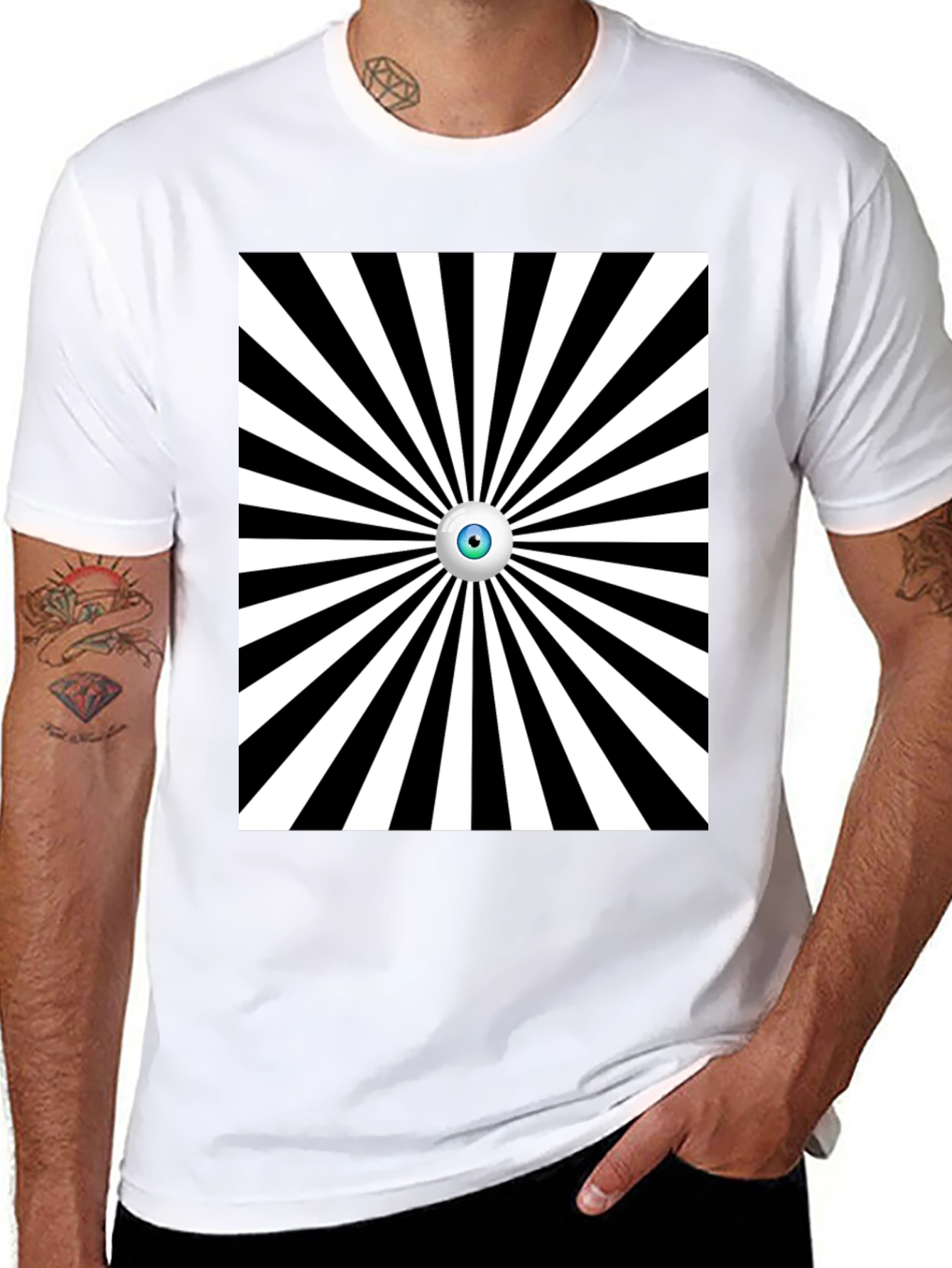 Hypnotic Eye Graphic T-Shirt