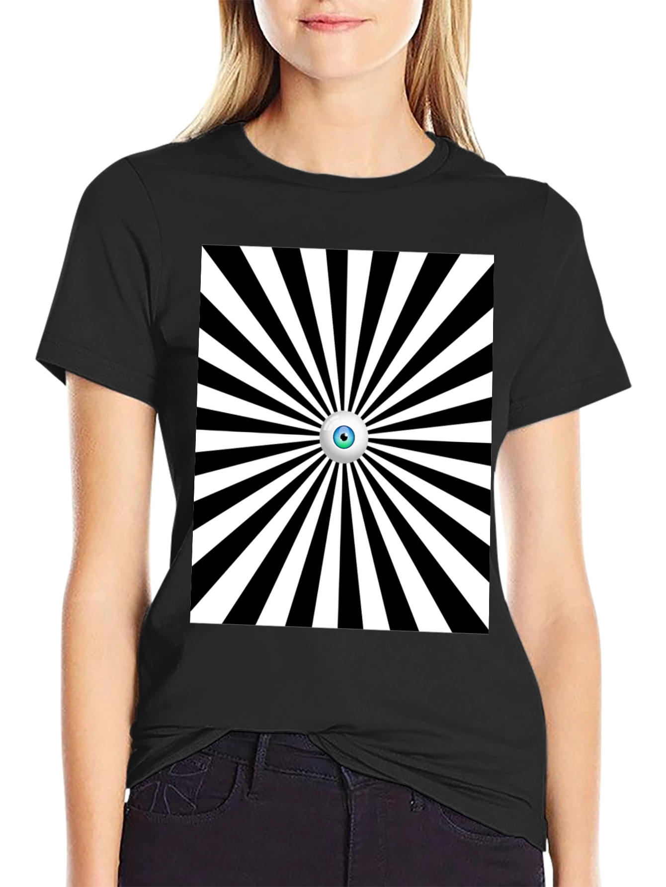 Hypnotic Eye Graphic T-Shirt