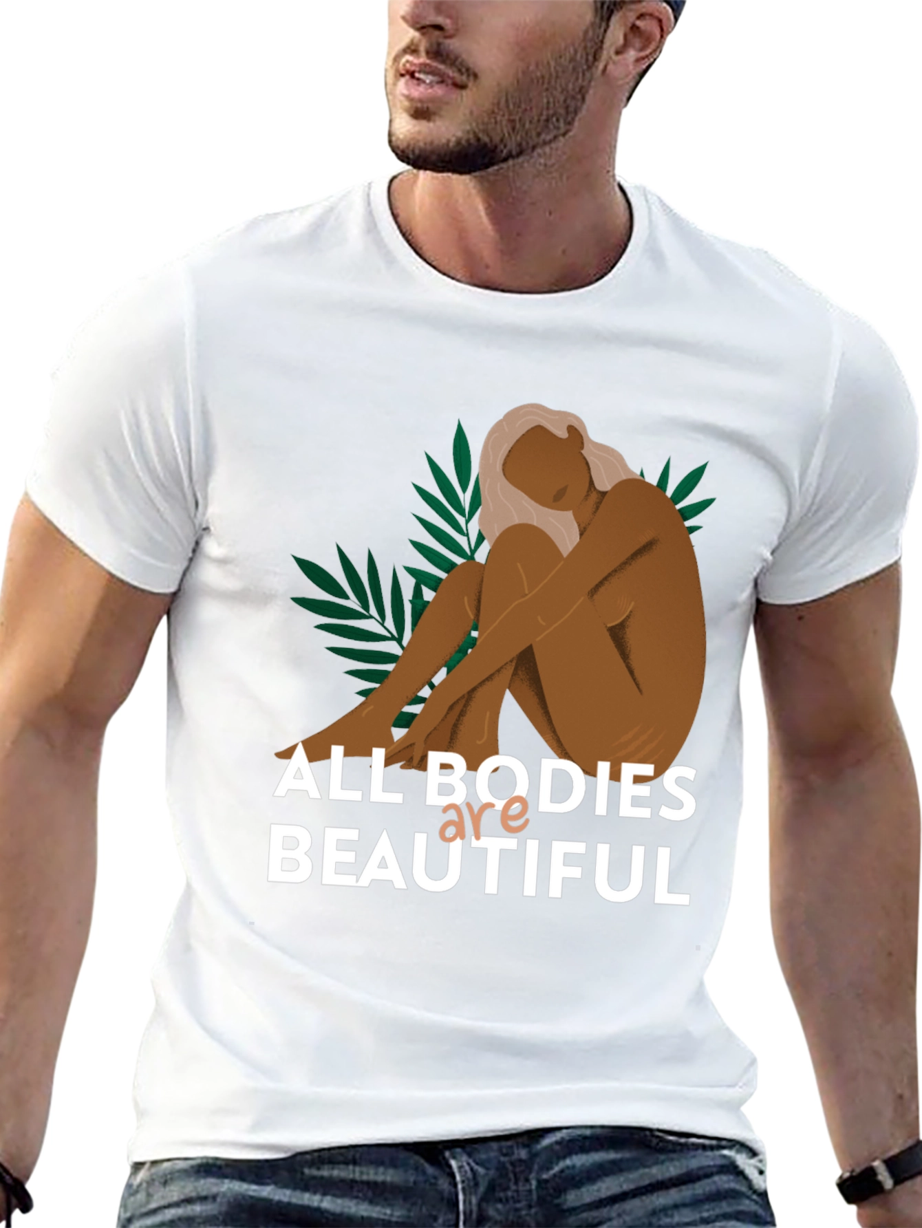 All Bodies Are Beautiful Graphic Tee - Black