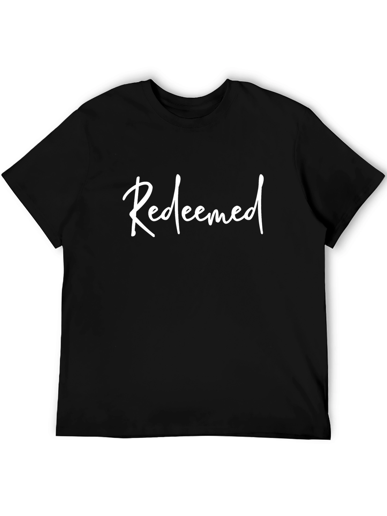 Redeemed Graphic T-Shirt - Black Cotton Tee