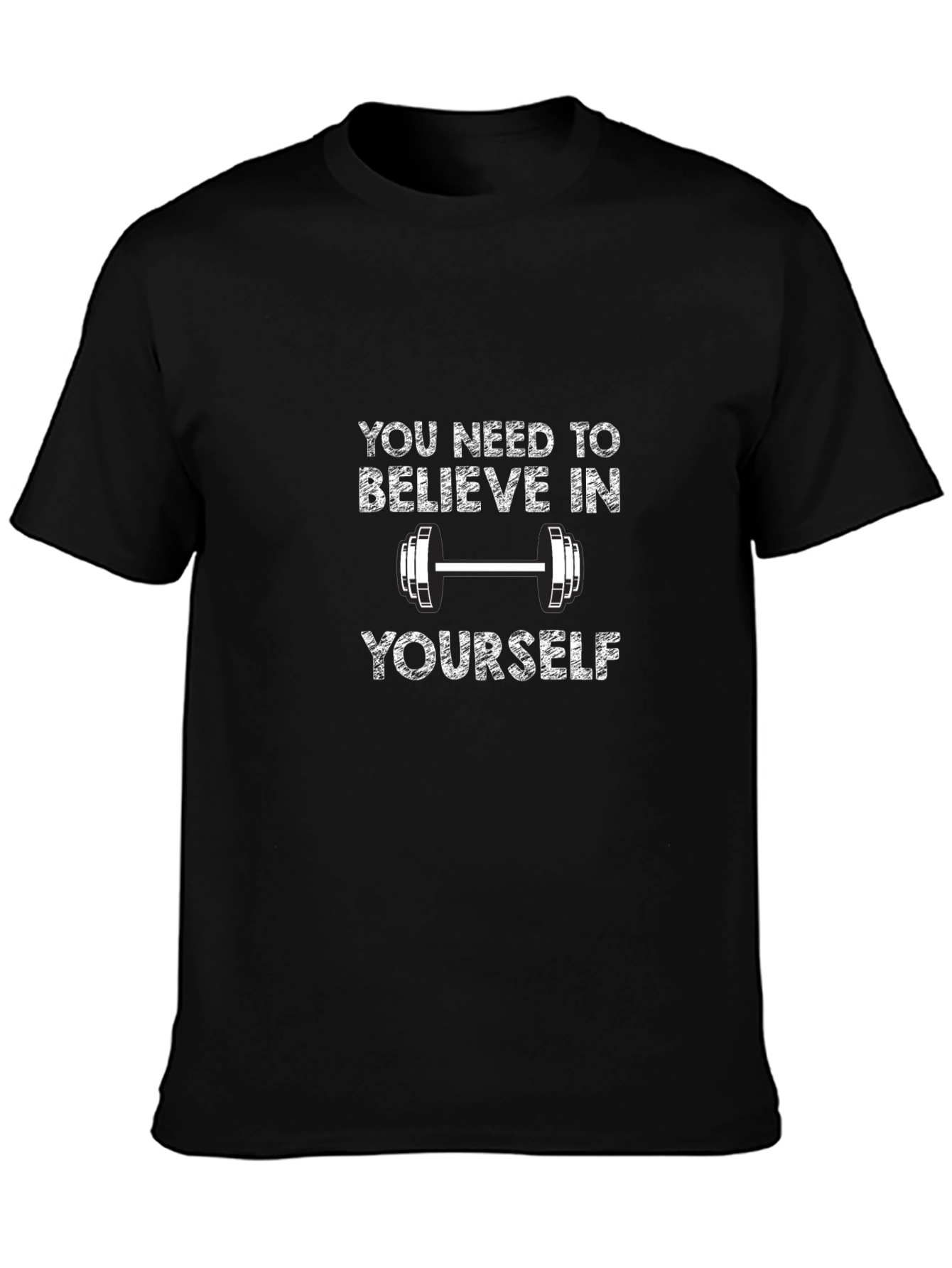 Believe In Yourself Black T-Shirt