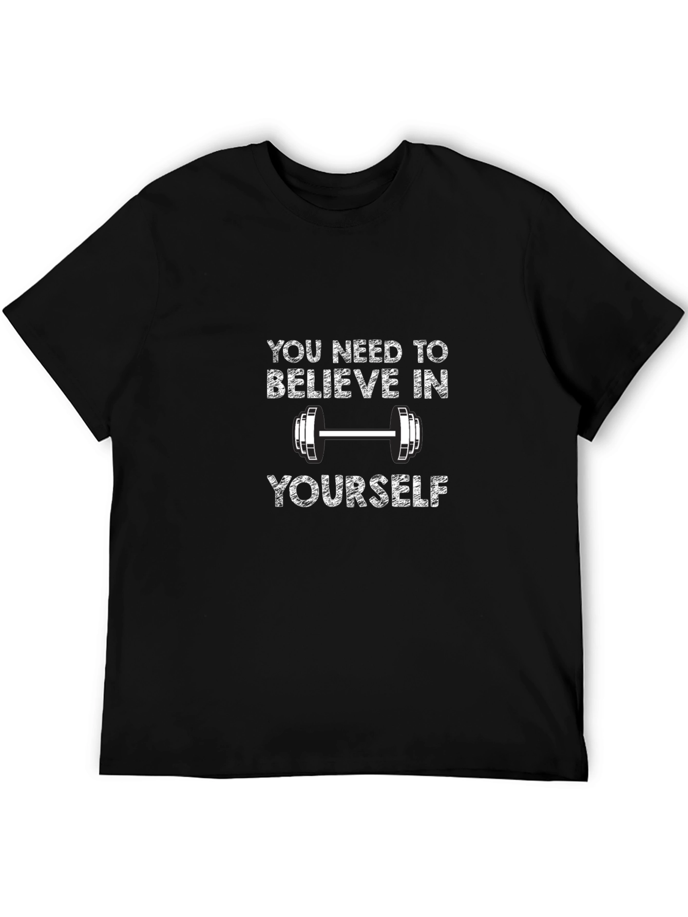 Believe In Yourself Black T-Shirt