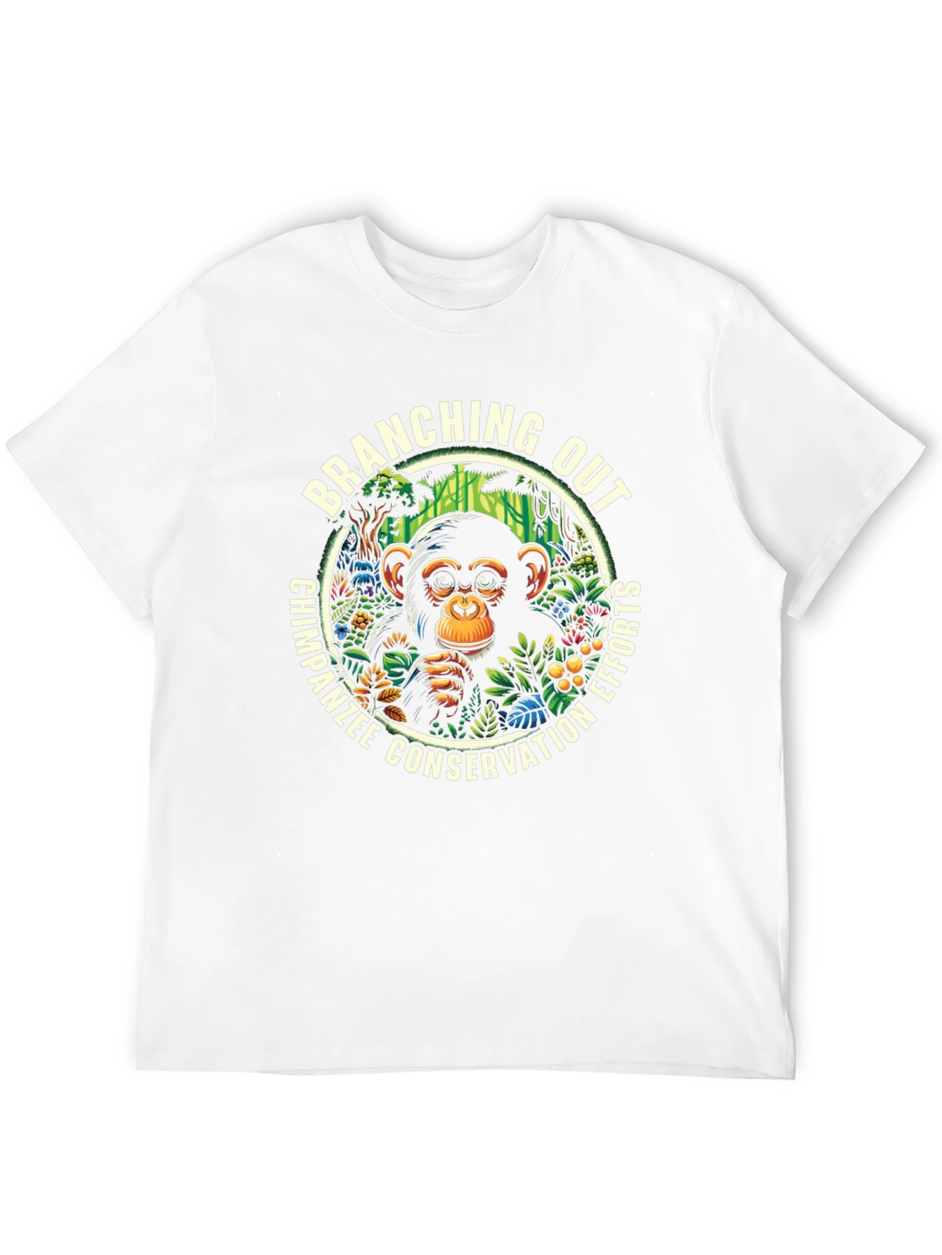 Chimpanzee Conservation T-Shirt - Branching Out Efforts