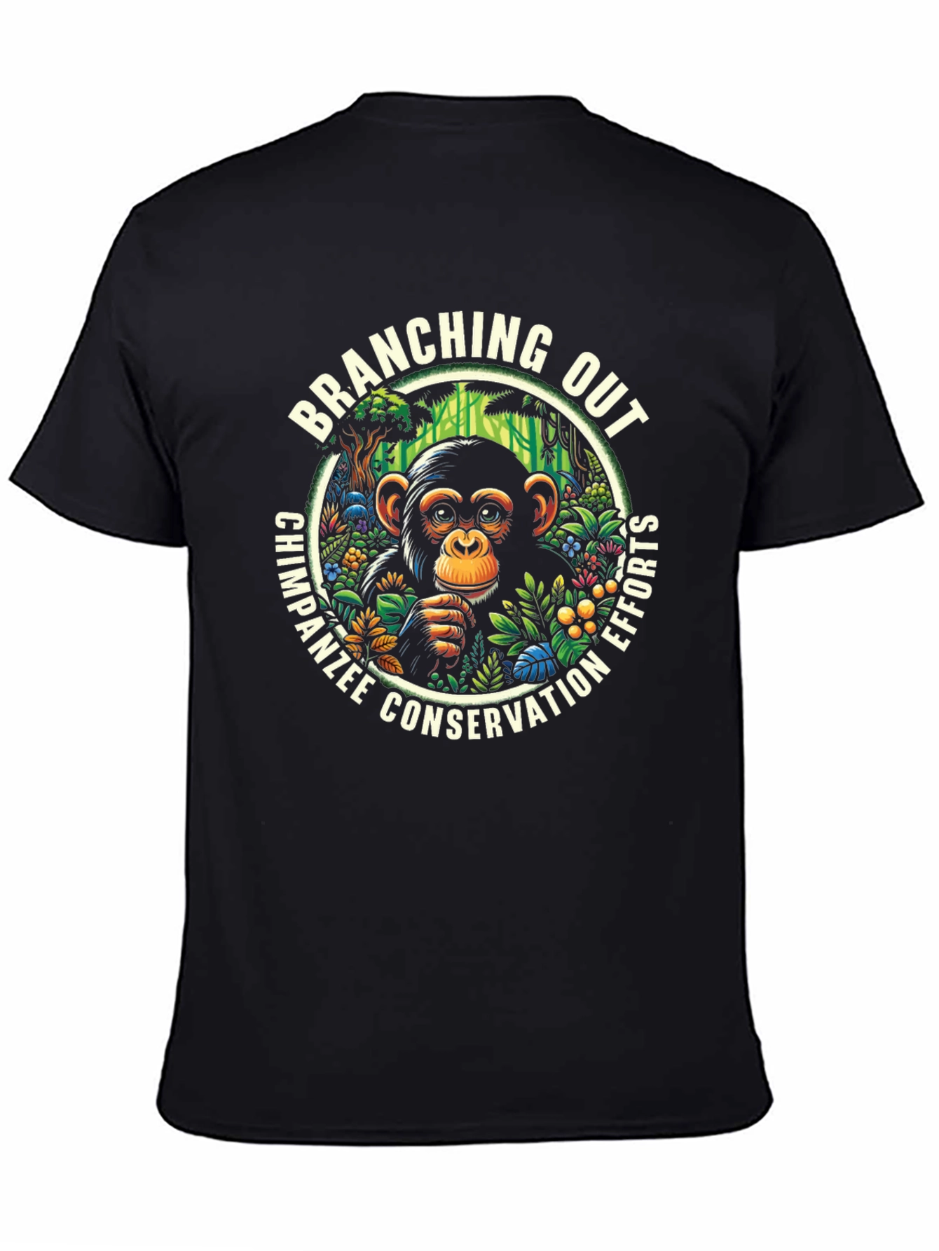 Chimpanzee Conservation T-Shirt - Branching Out Efforts