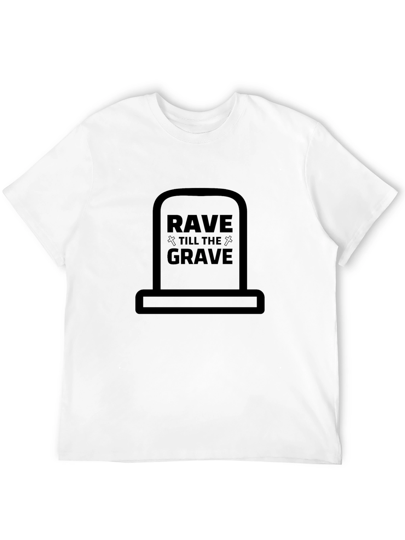 Rave Till The Grave Graphic Tee