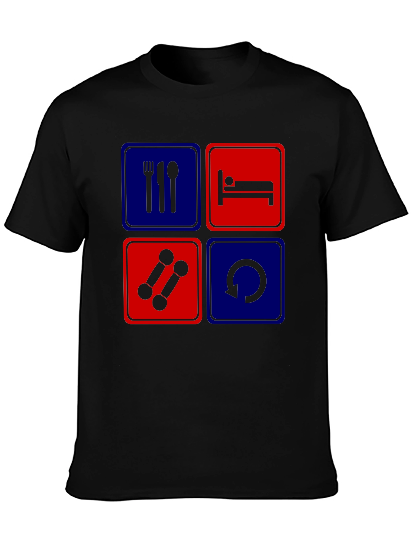 Eat Sleep Gym Repeat T-Shirt