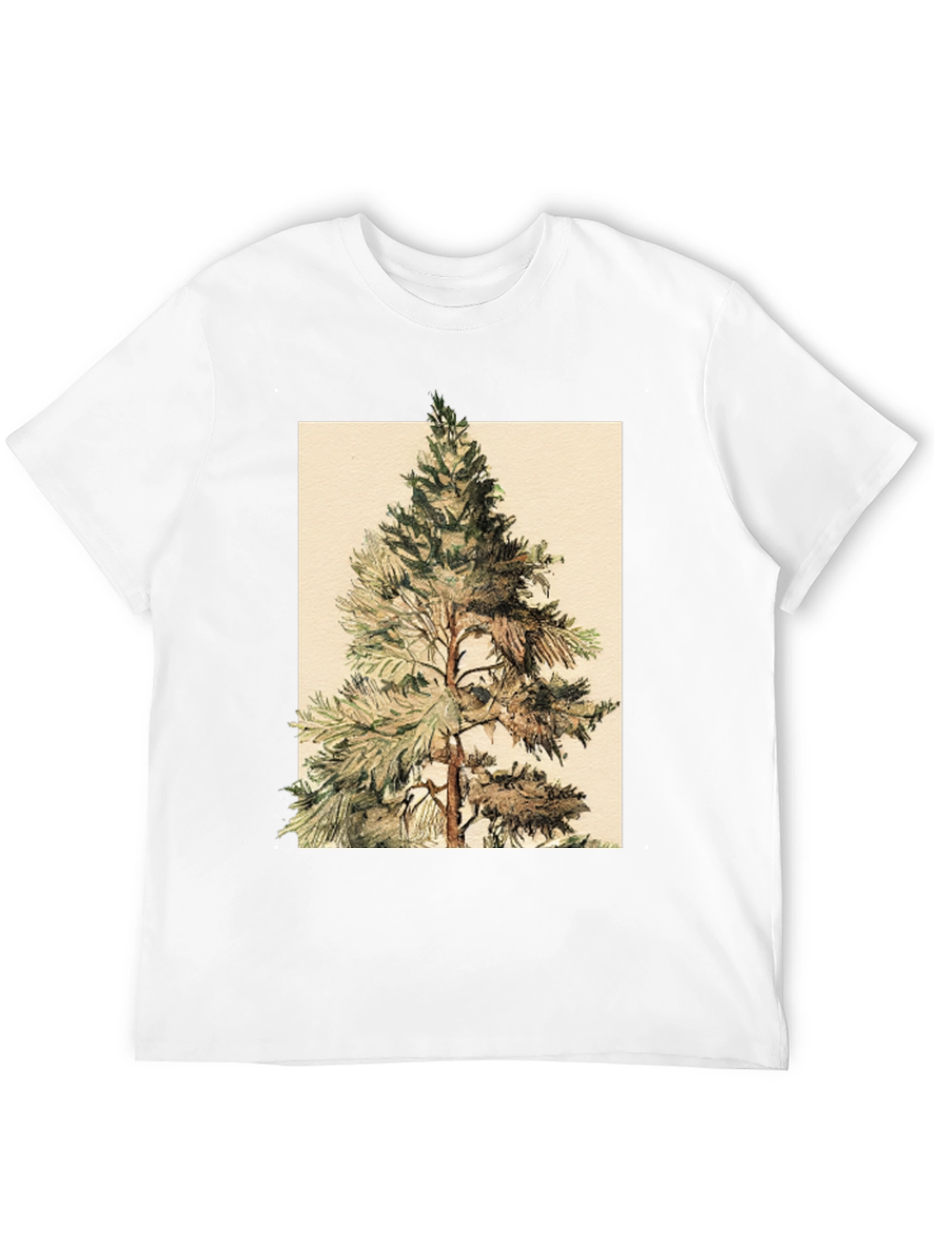 Pine Tree Graphic Tee - Nature Inspired Design