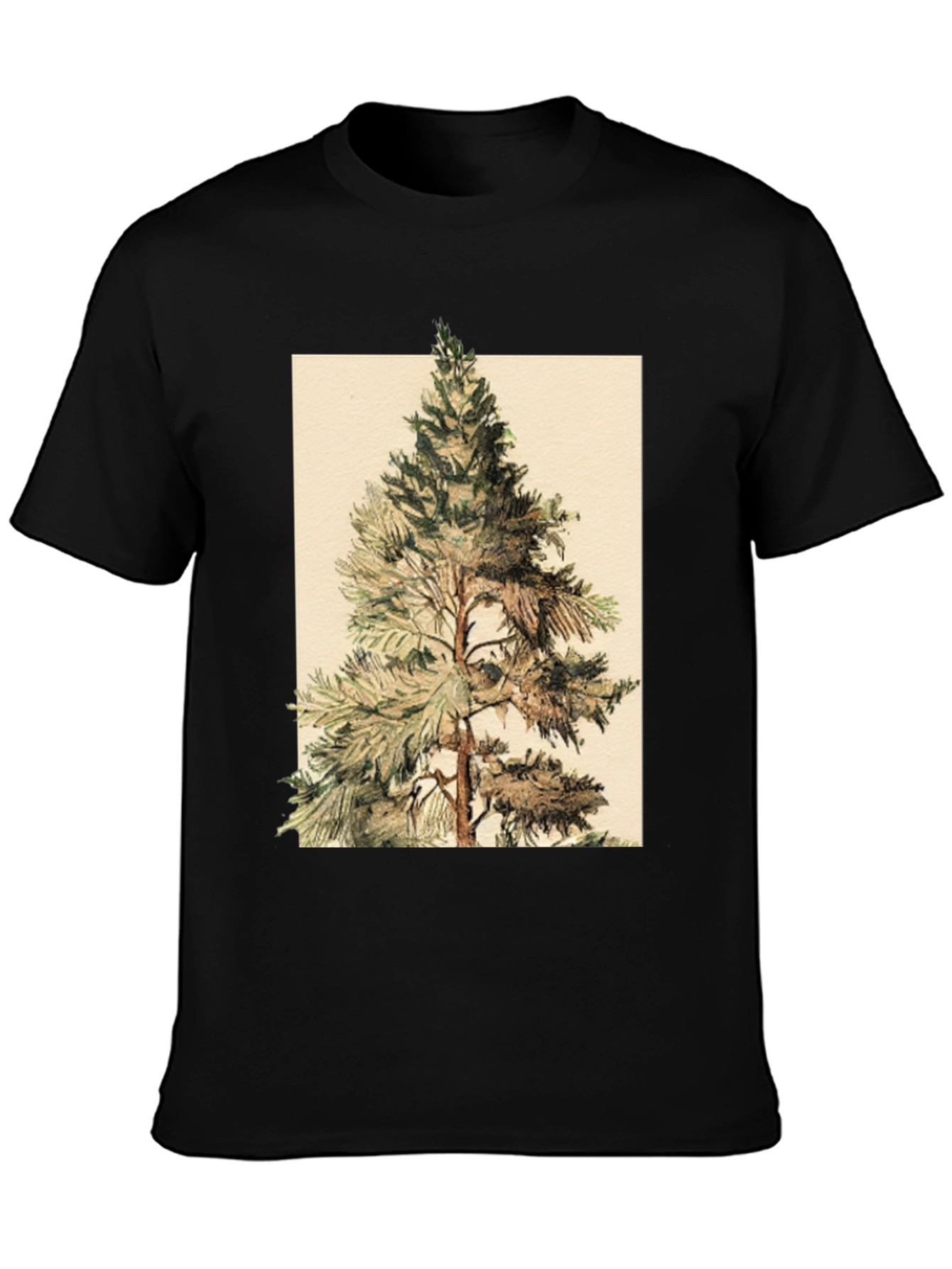 Pine Tree Graphic Tee - Nature Inspired Design