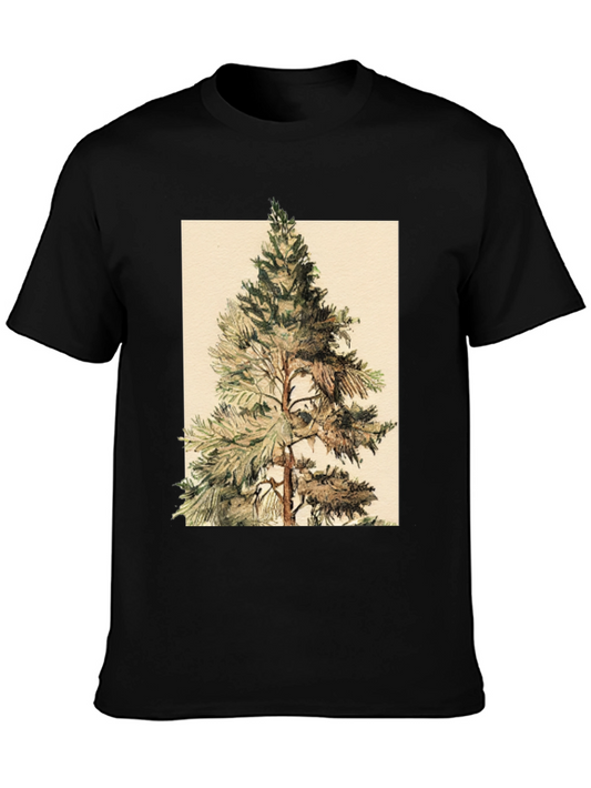 Pine Tree Graphic Tee - Nature Inspired Design