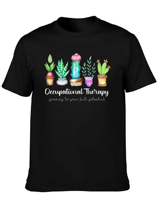 Occupational Therapy Cactus Graphic Tee