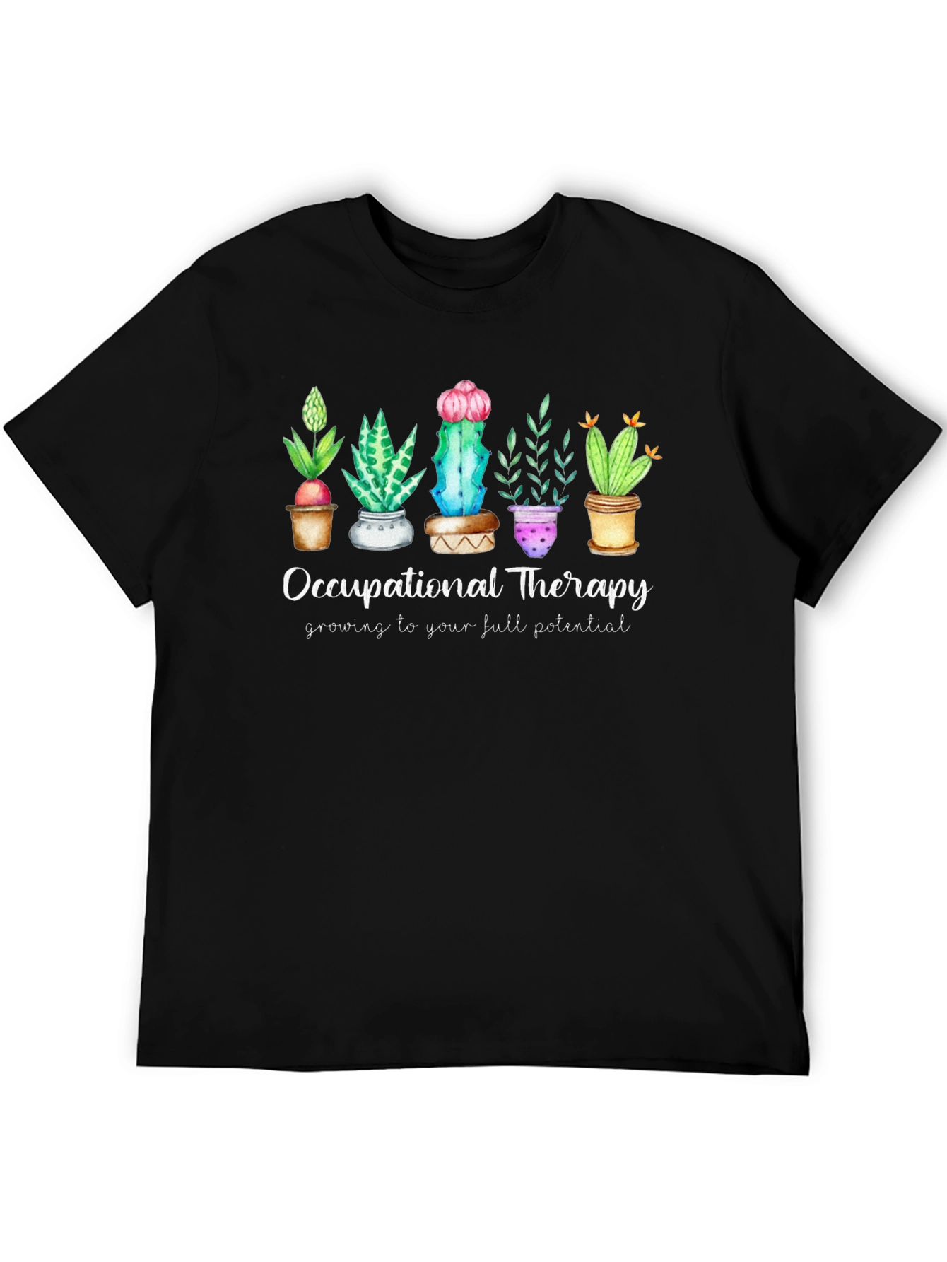 Occupational Therapy Cactus Graphic Tee