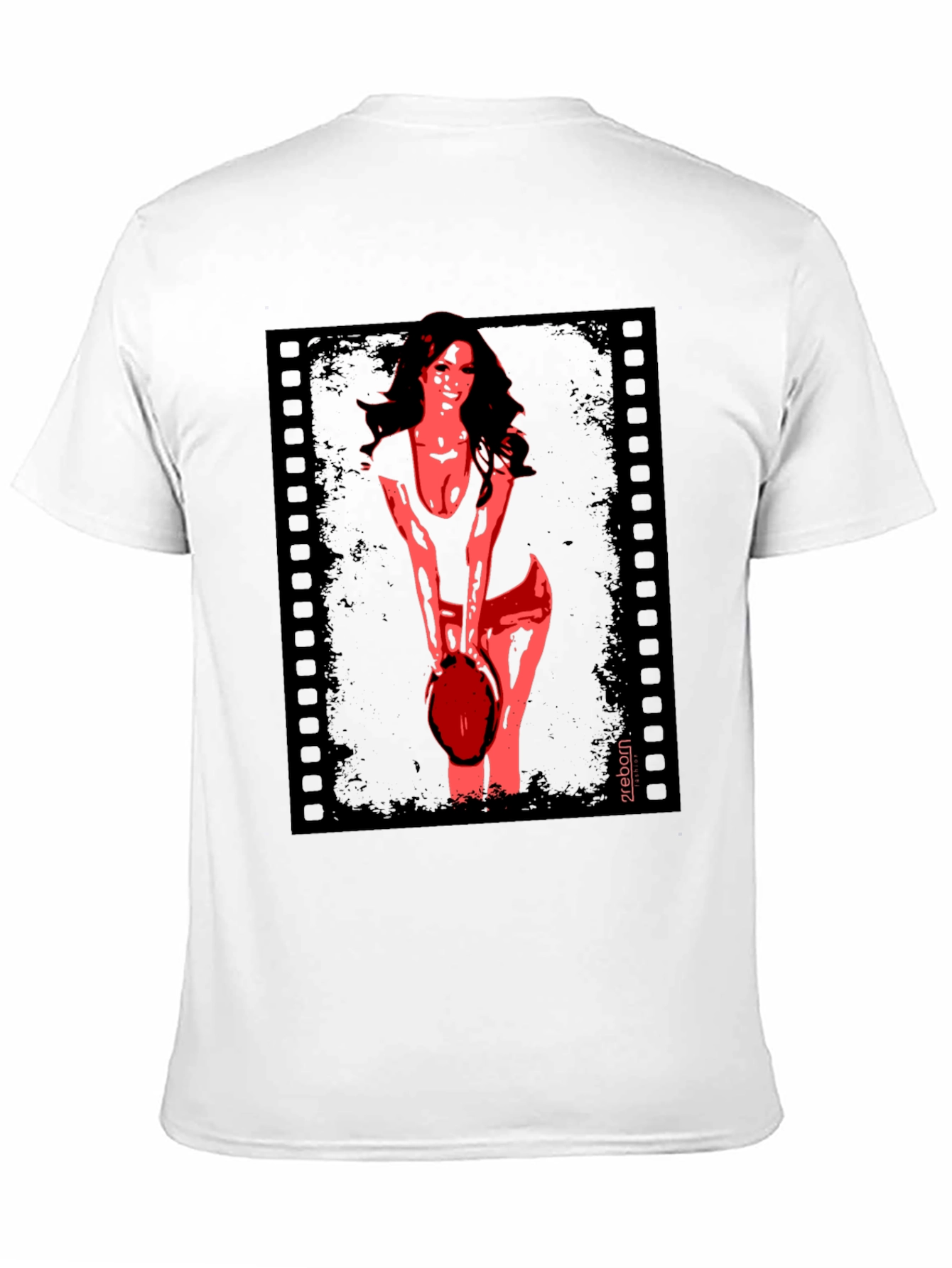 Graphic Print T-Shirt - Retro Film Noir Tee