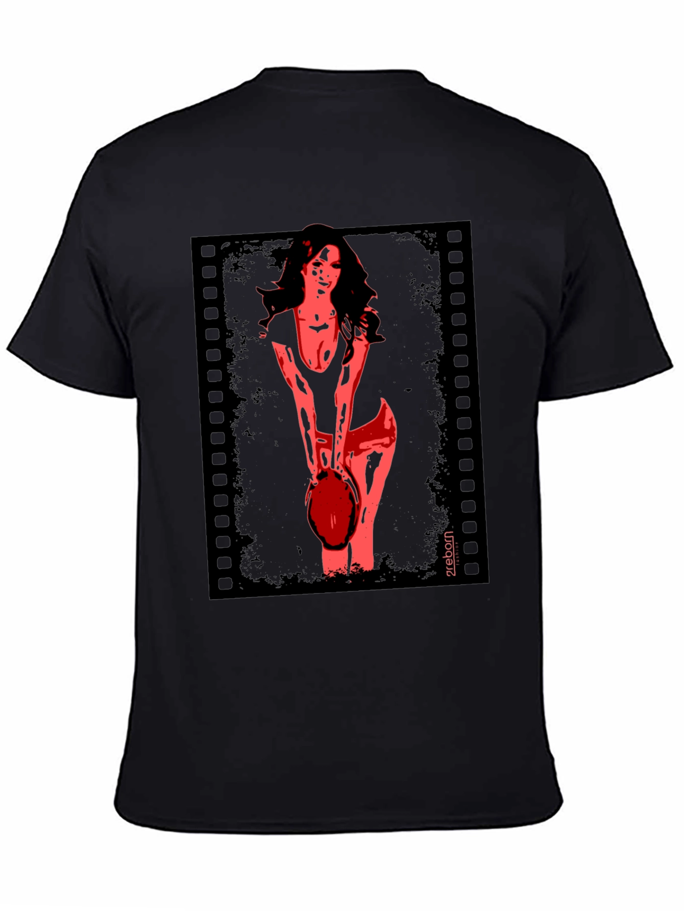 Graphic Print T-Shirt - Retro Film Noir Tee