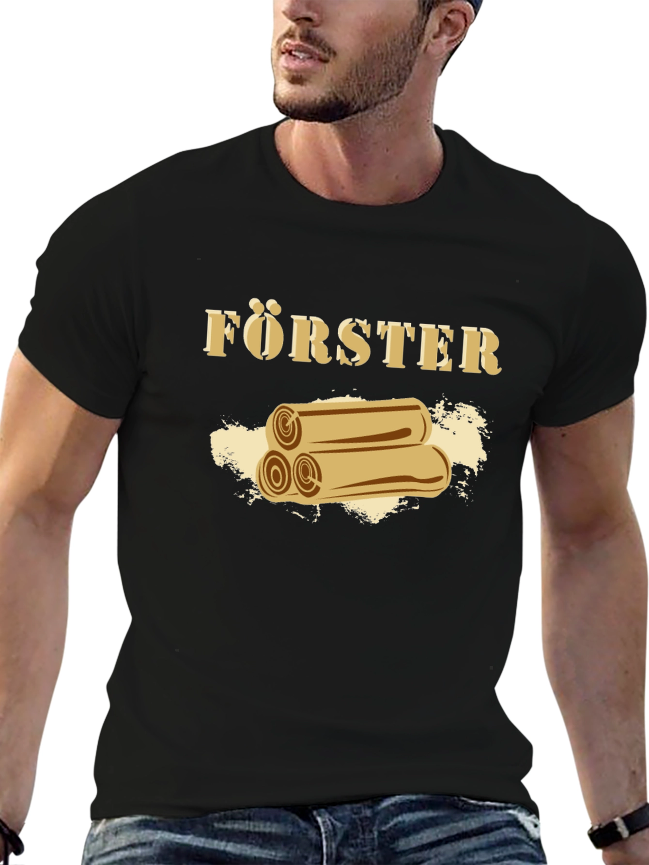 Förster T-Shirt - Black Graphic Tee