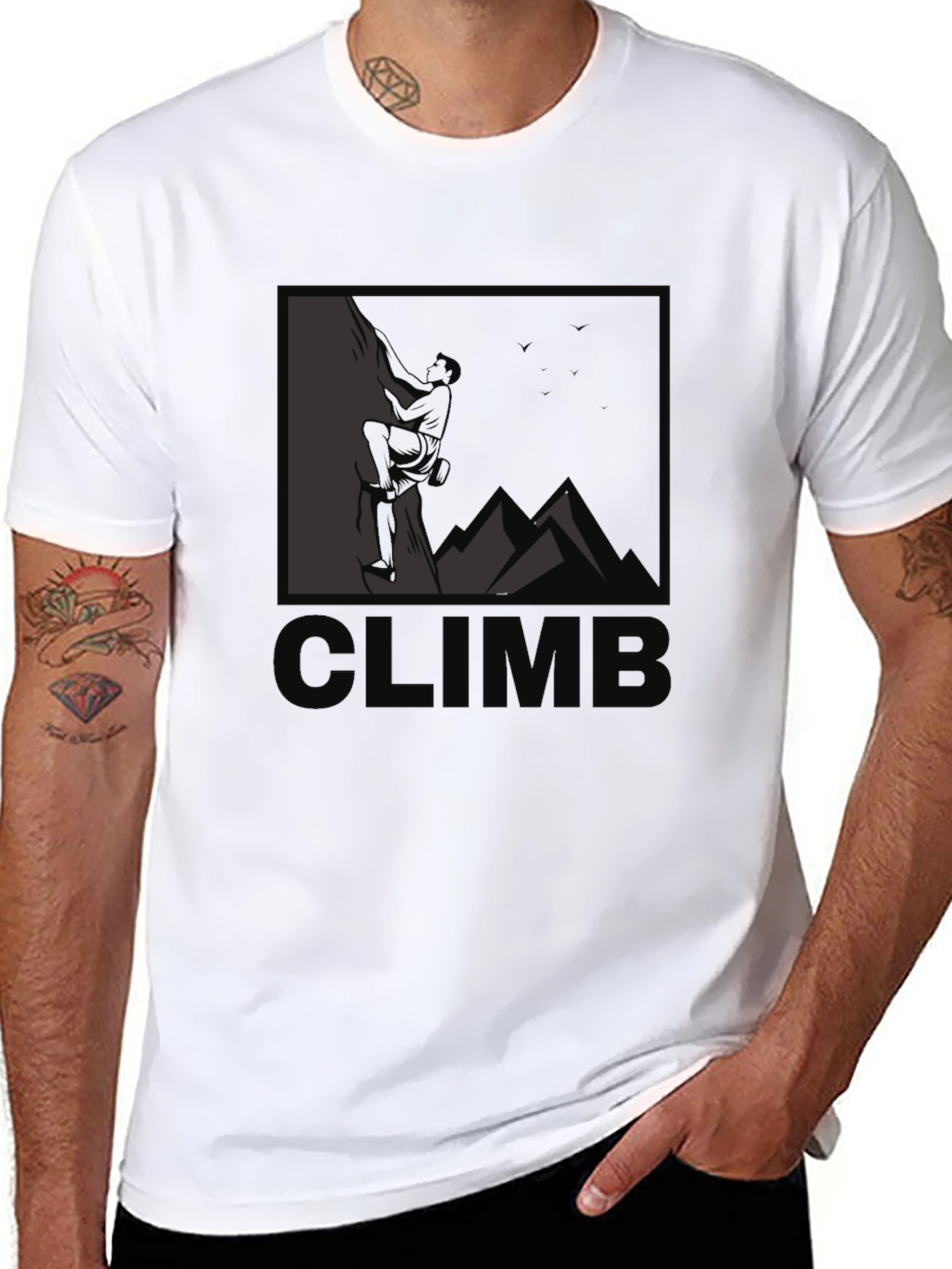 Climb Graphic T-Shirt - Mountain Adventure
