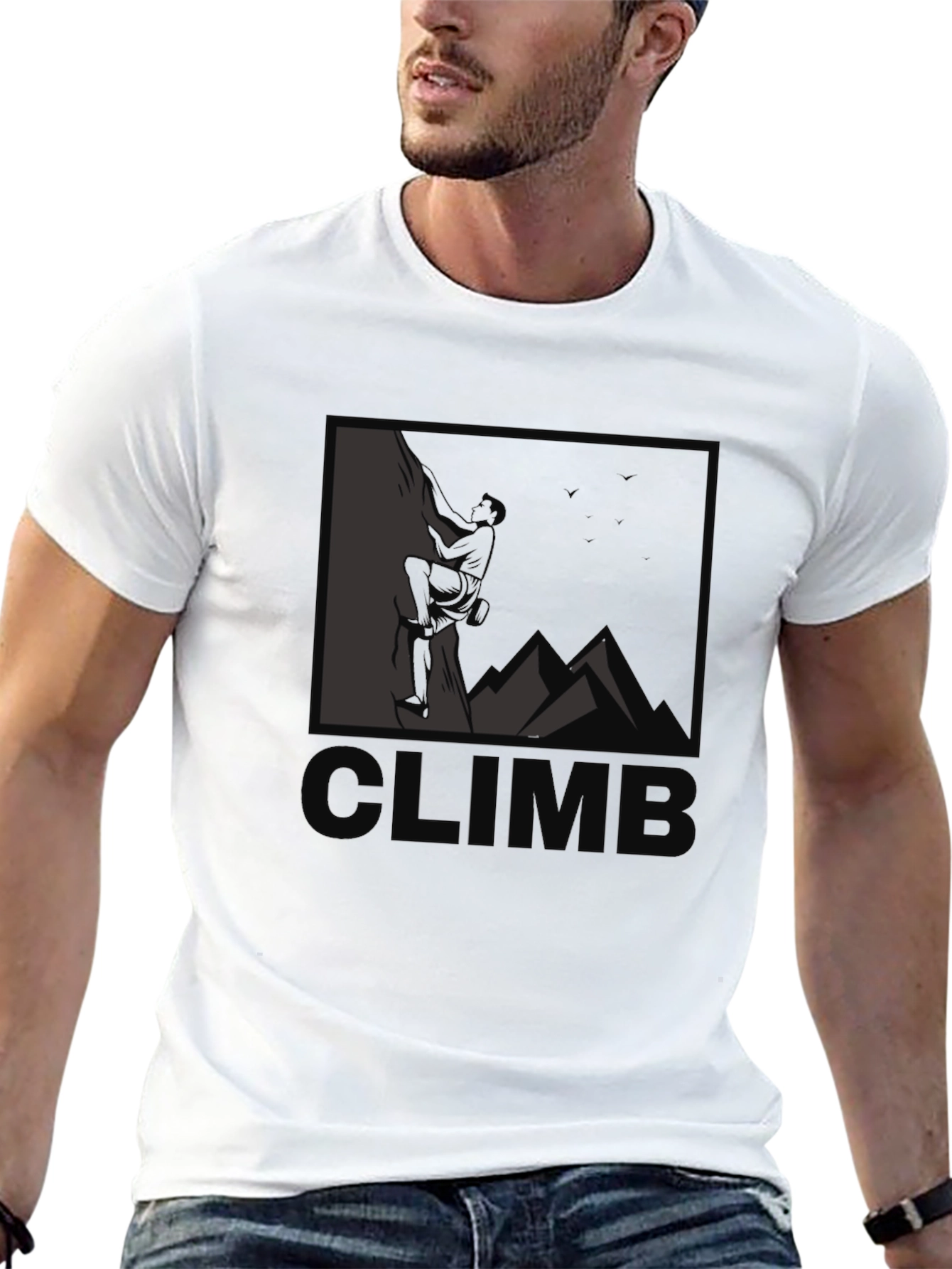 Climb Graphic T-Shirt - Mountain Adventure