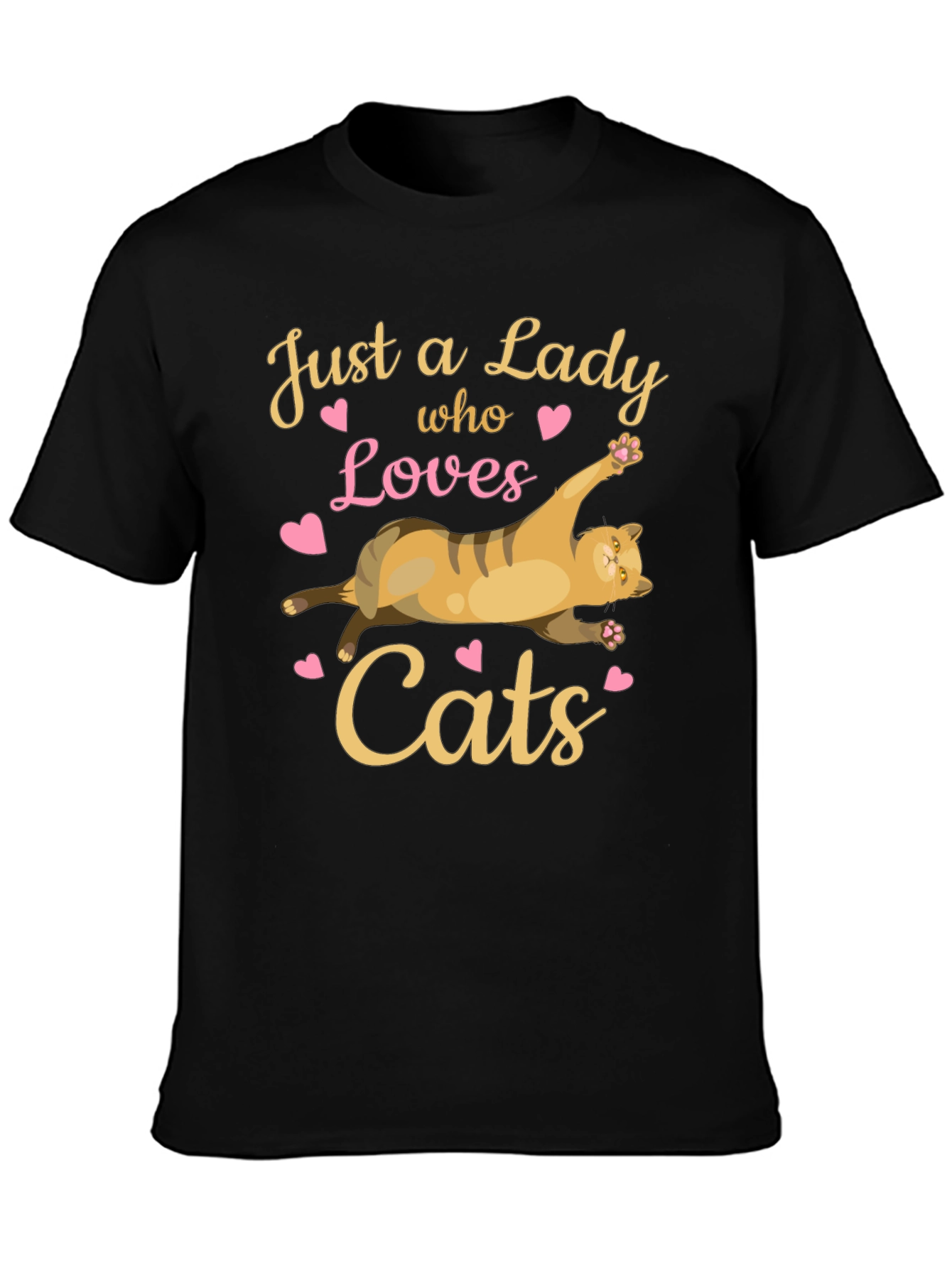 Just a Lady Who Loves Cats T-Shirt