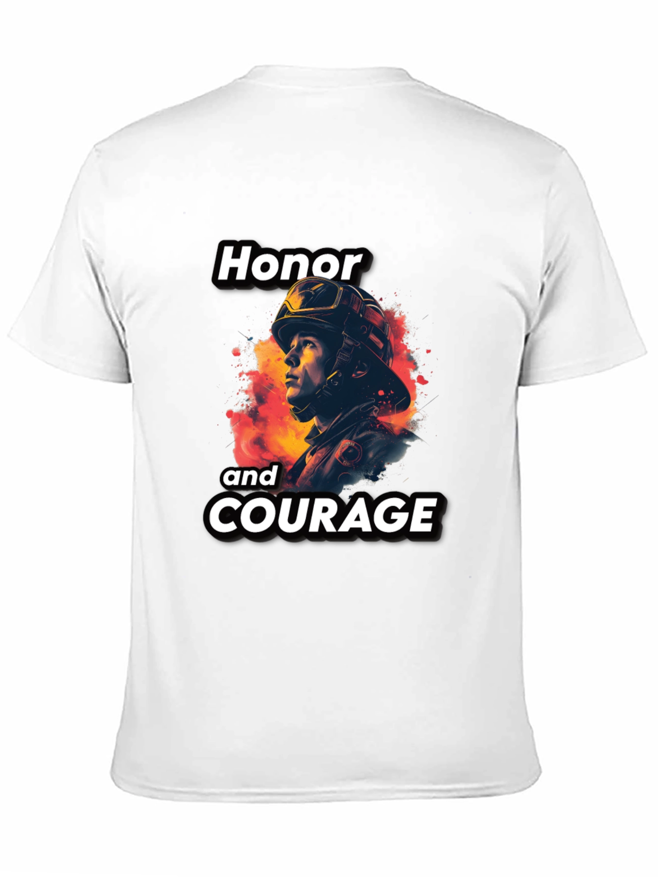 Honor and Courage Firefighter T-Shirt