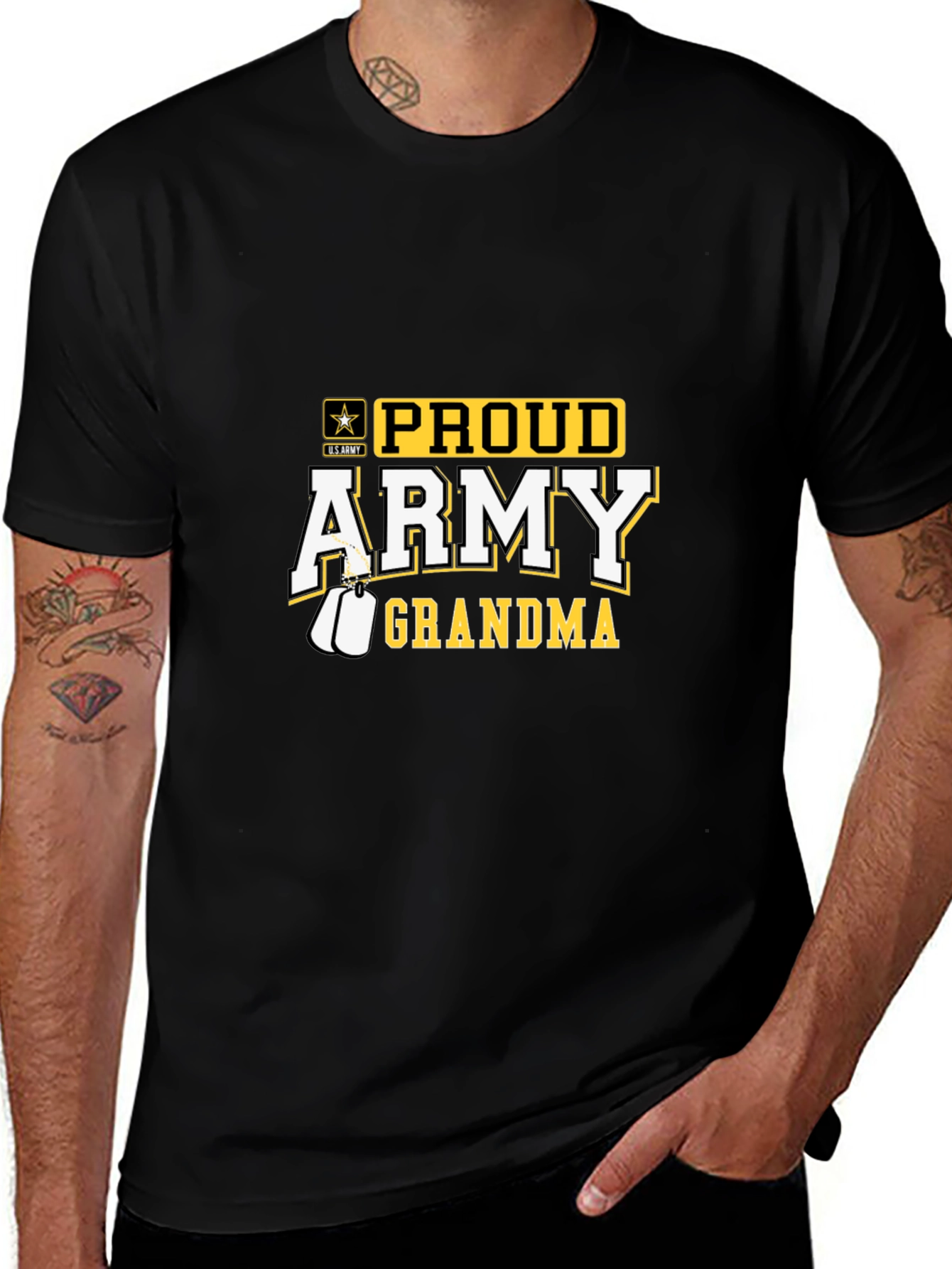 Proud Army Grandma T-Shirt - Military Family Tee