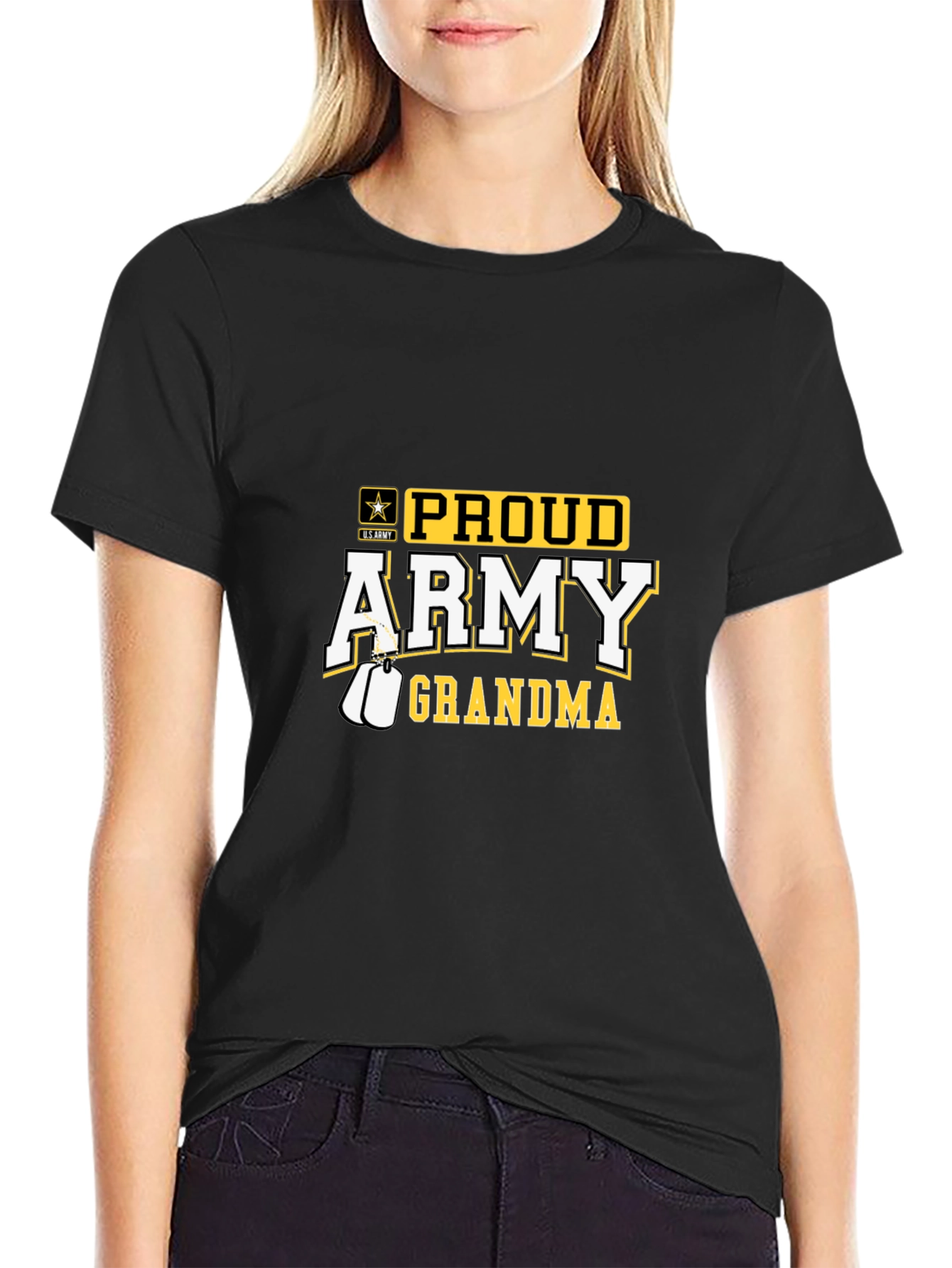 Proud Army Grandma T-Shirt - Military Family Tee