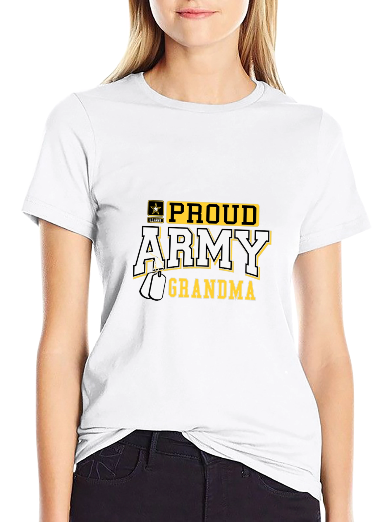 Proud Army Grandma T-Shirt - Military Family Tee
