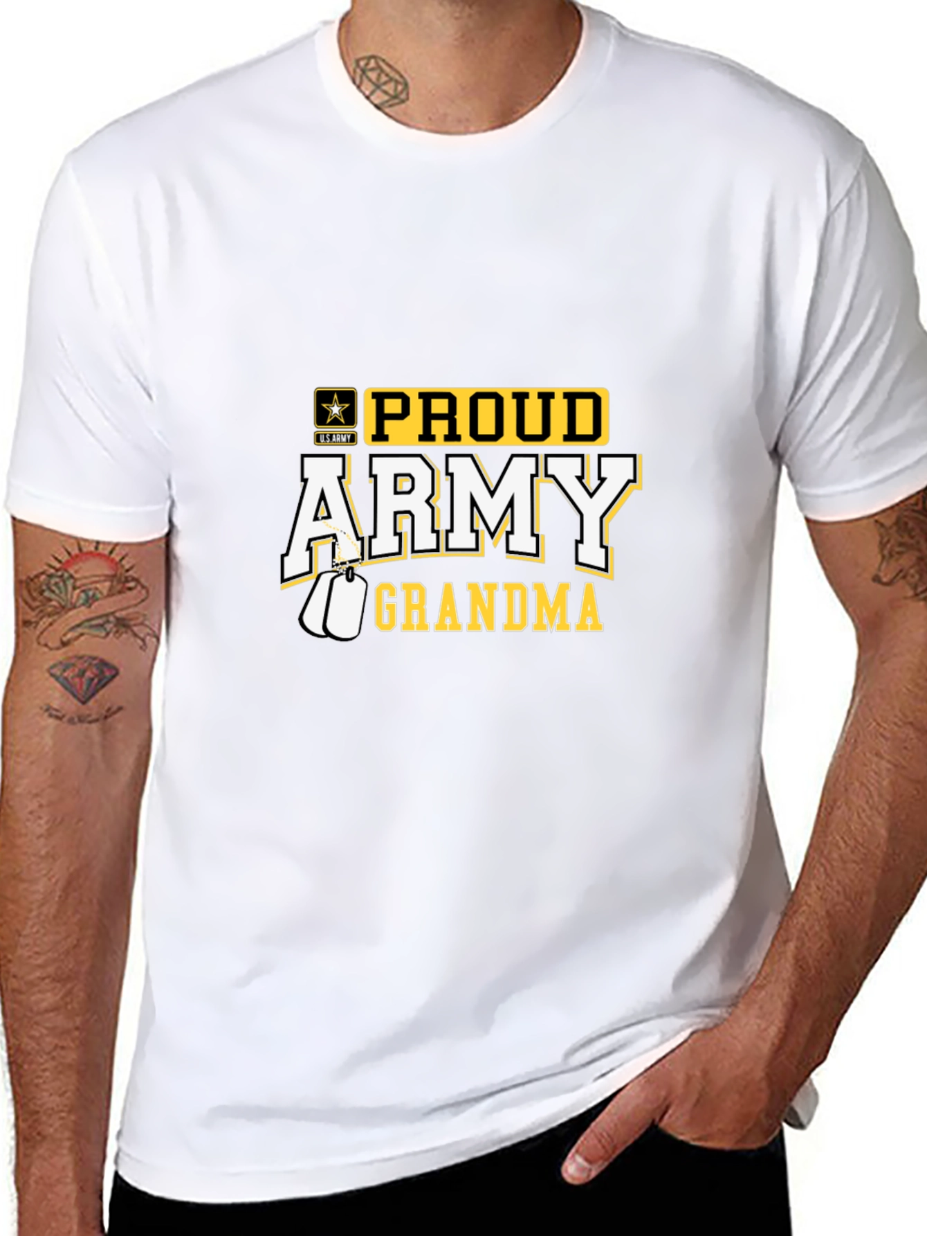 Proud Army Grandma T-Shirt - Military Family Tee