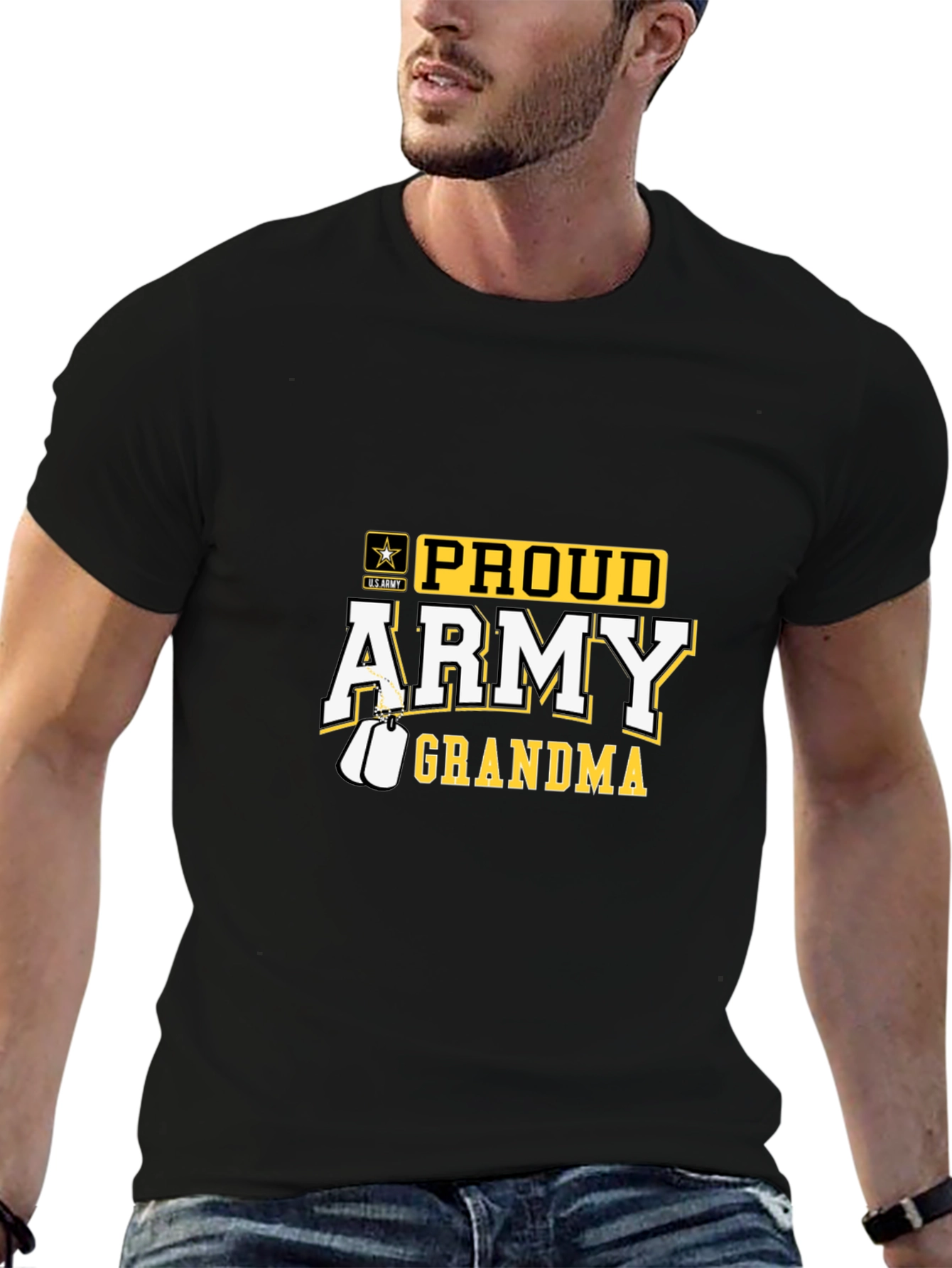 Proud Army Grandma T-Shirt - Military Family Tee