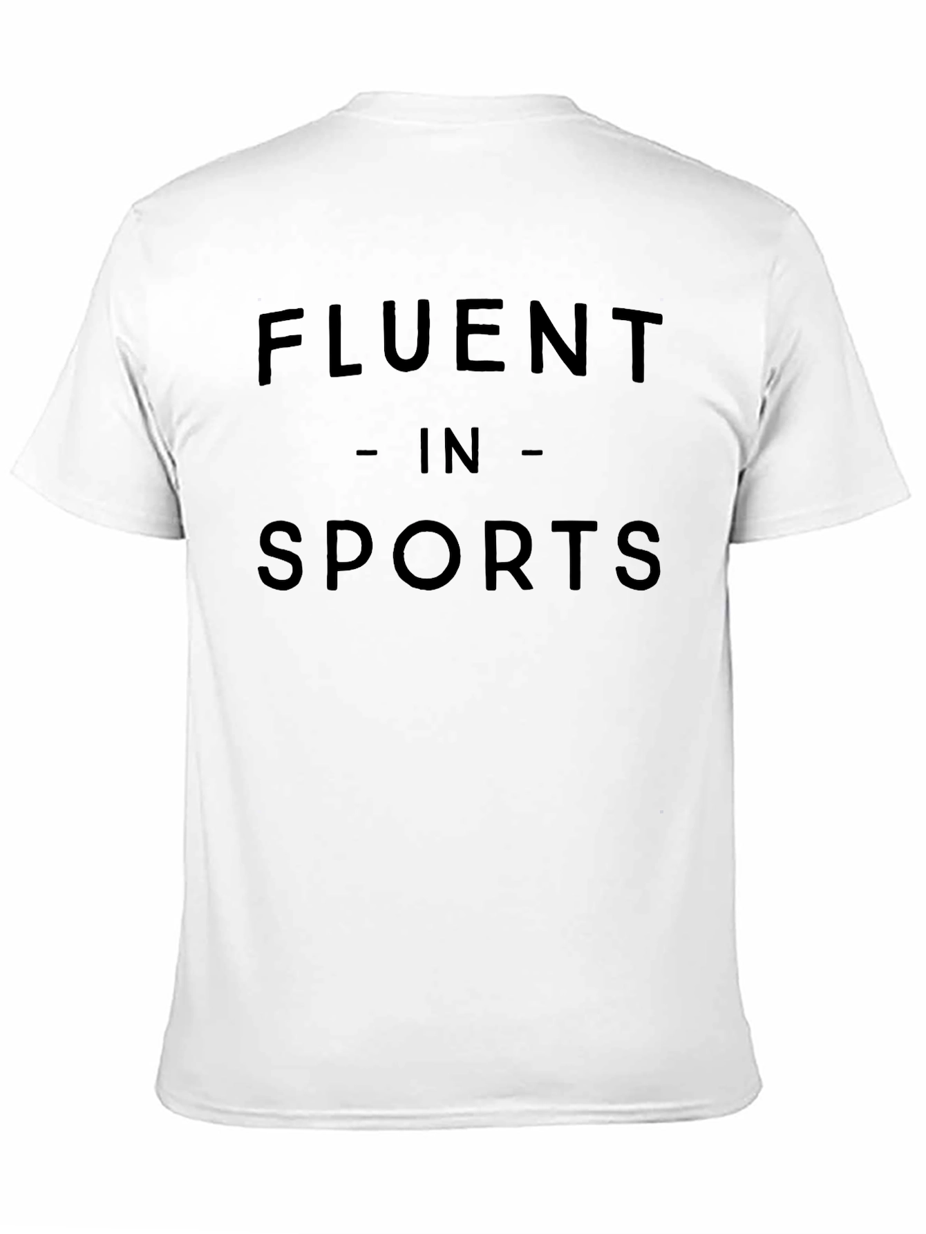 Fluent in Sports Graphic Tee - Black