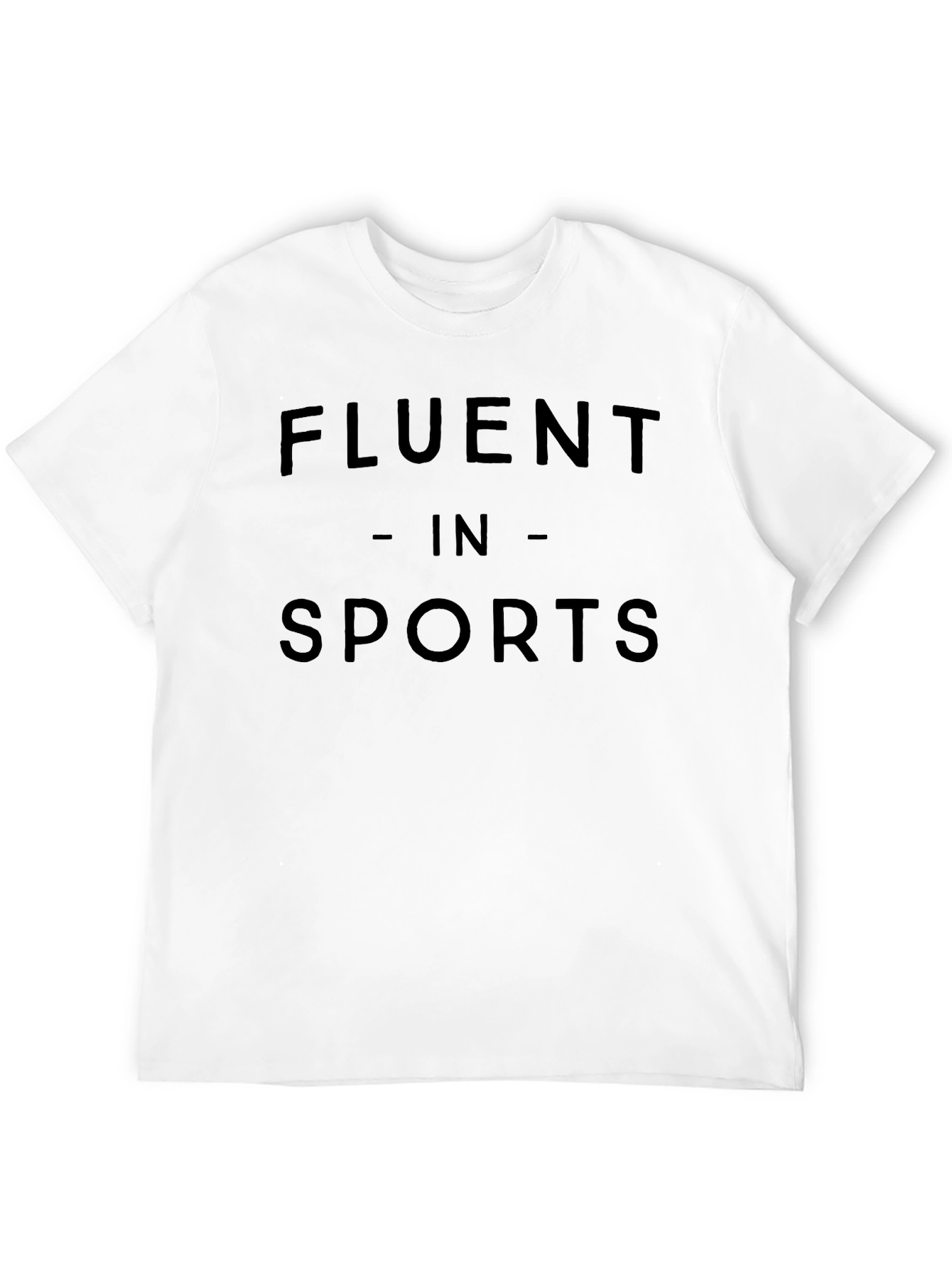 Fluent in Sports Graphic Tee - Black