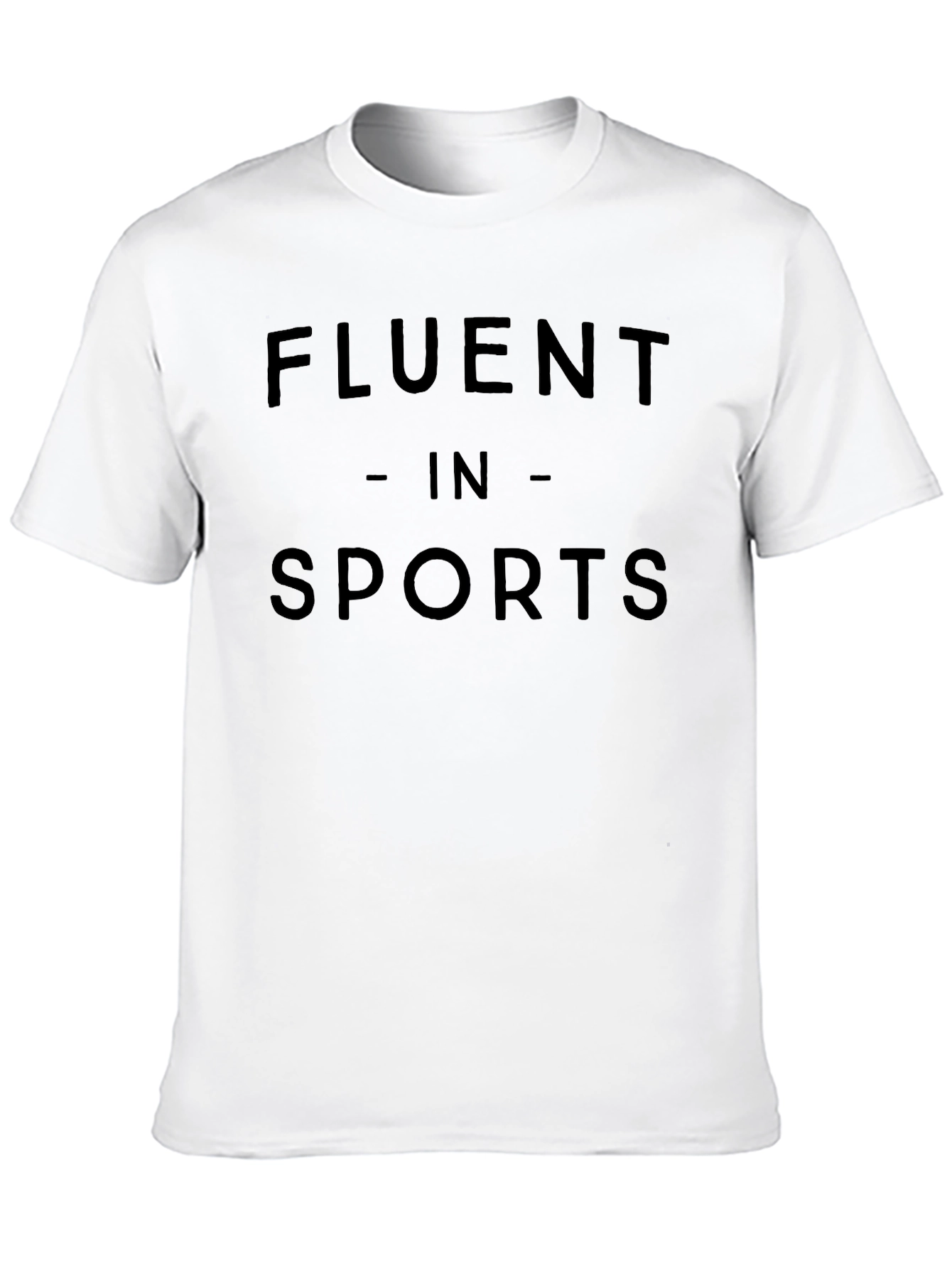 Fluent in Sports Graphic Tee - Black