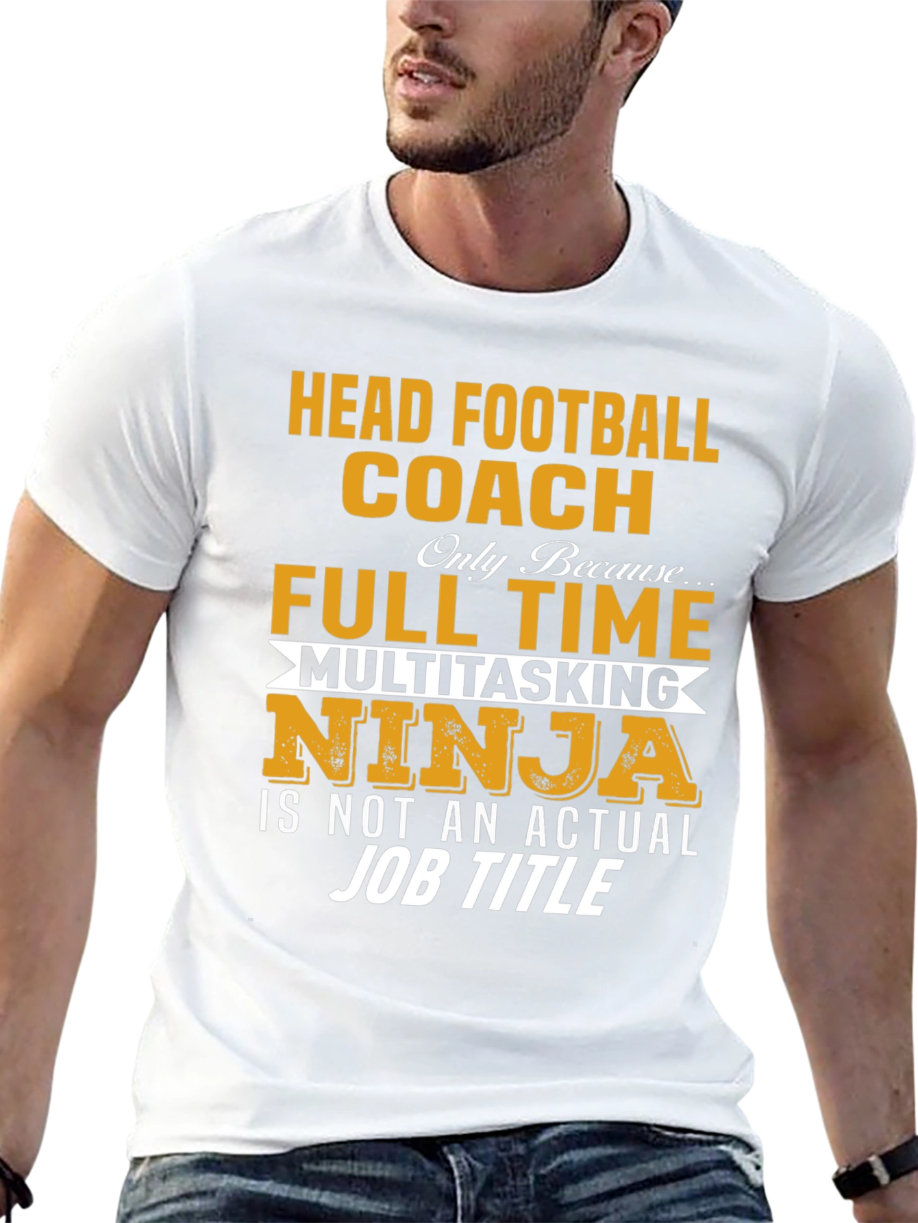 Head Football Coach Multitasking Ninja T-Shirt