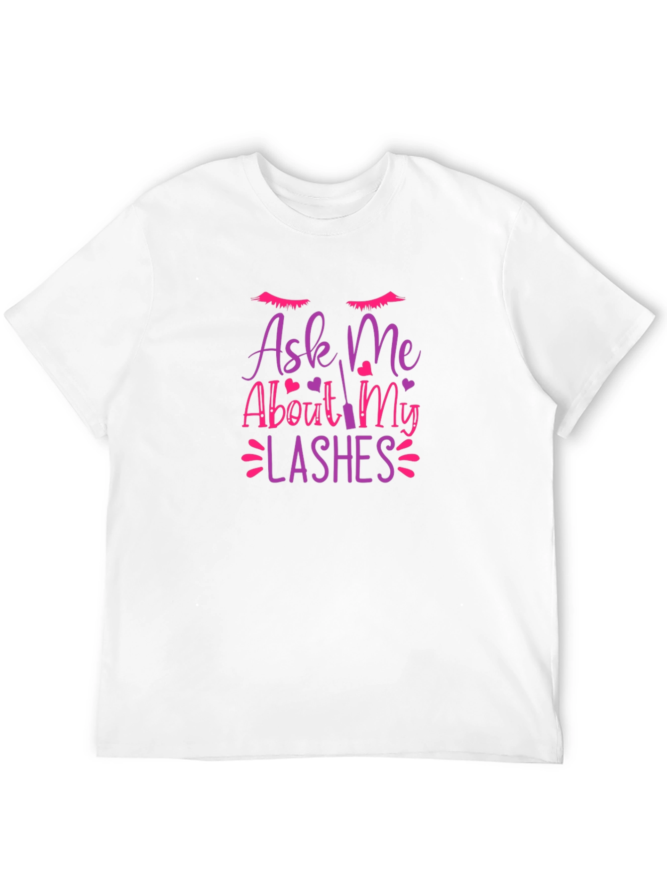 Ask Me About My Lashes Graphic T-Shirt