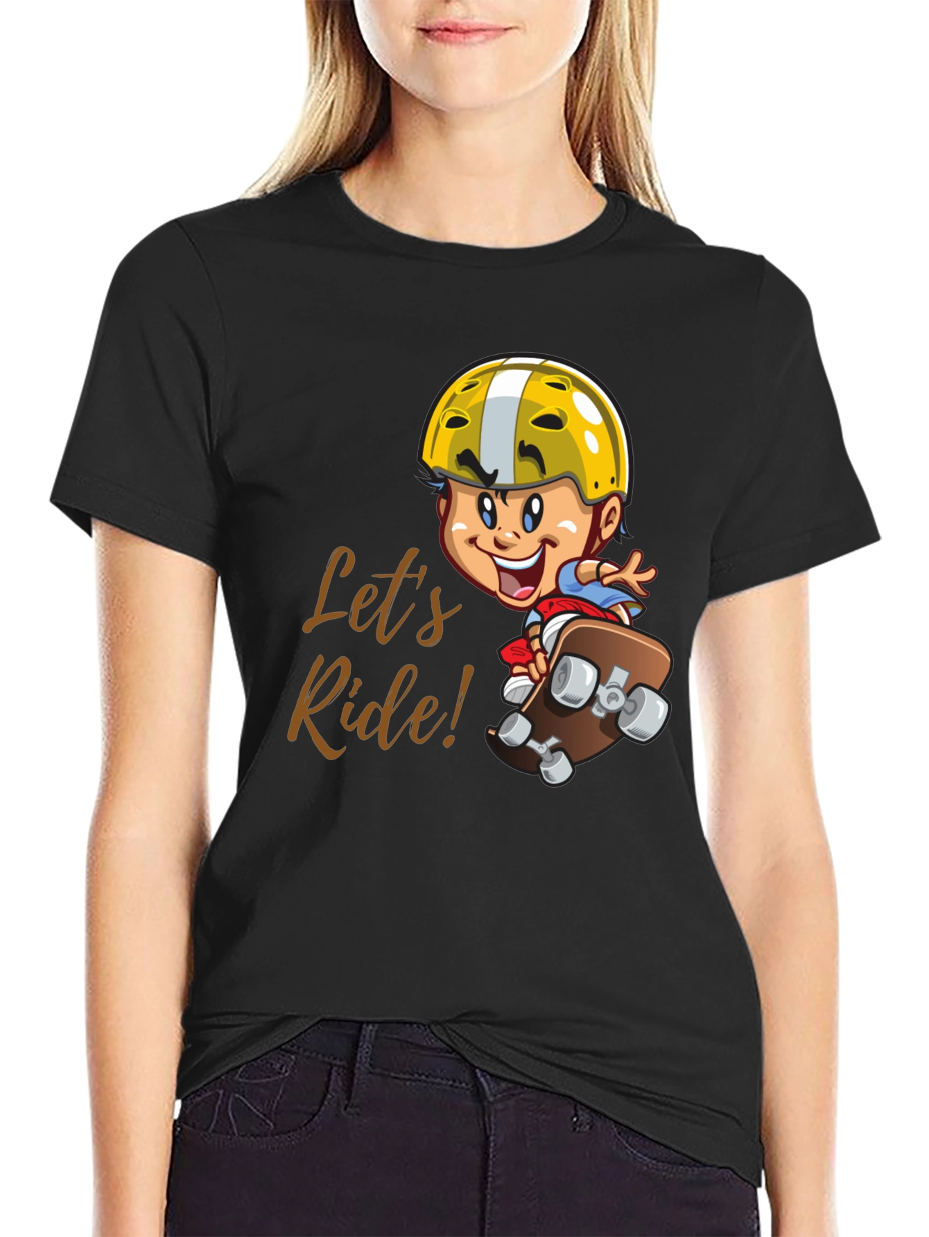 Lets Ride Skateboard T-Shirt