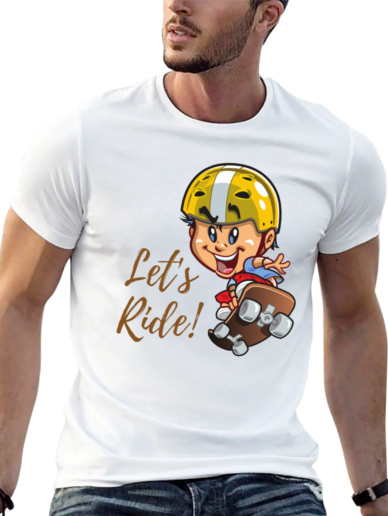Lets Ride Skateboard T-Shirt