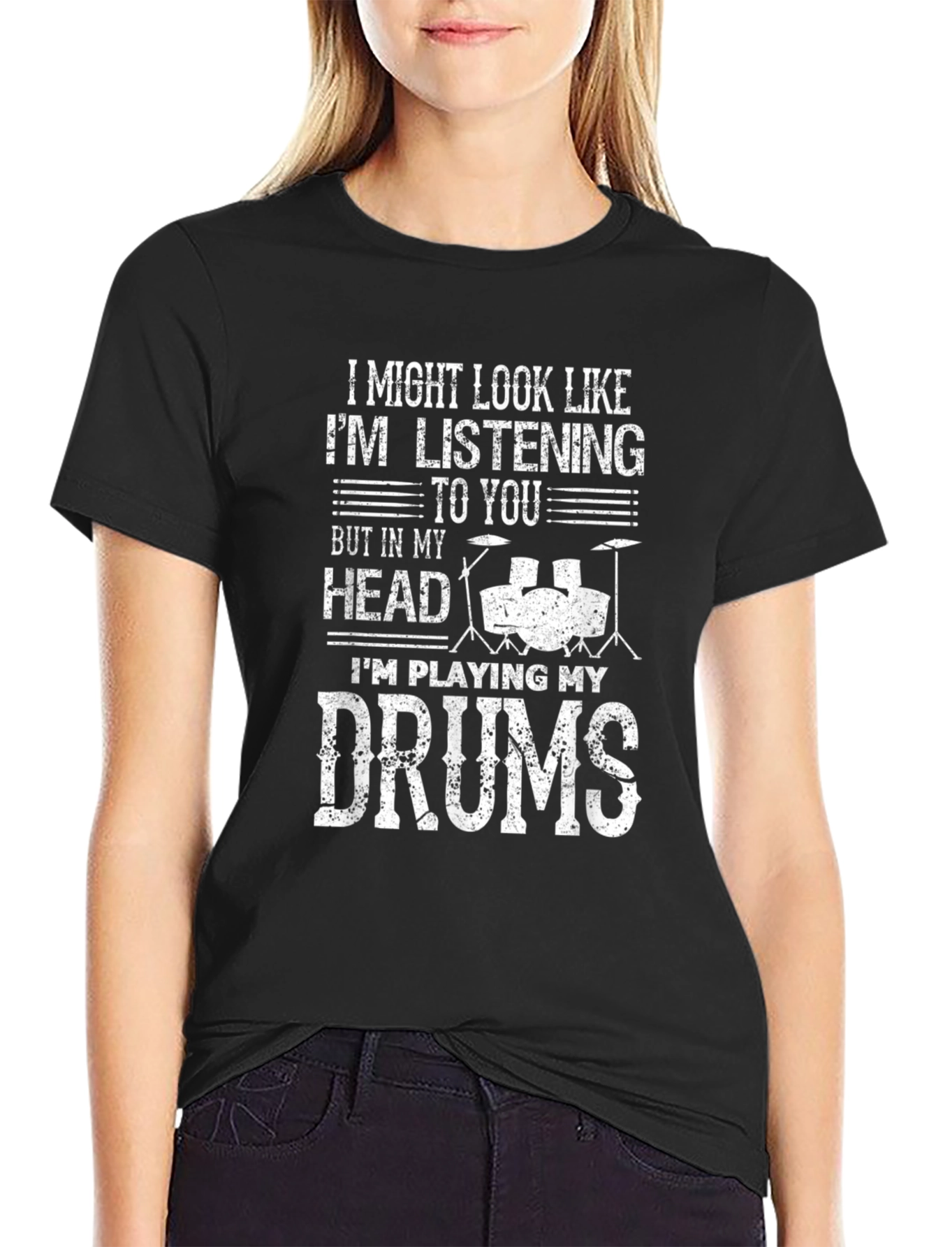Drummer T-Shirt - Im Playing My Drums