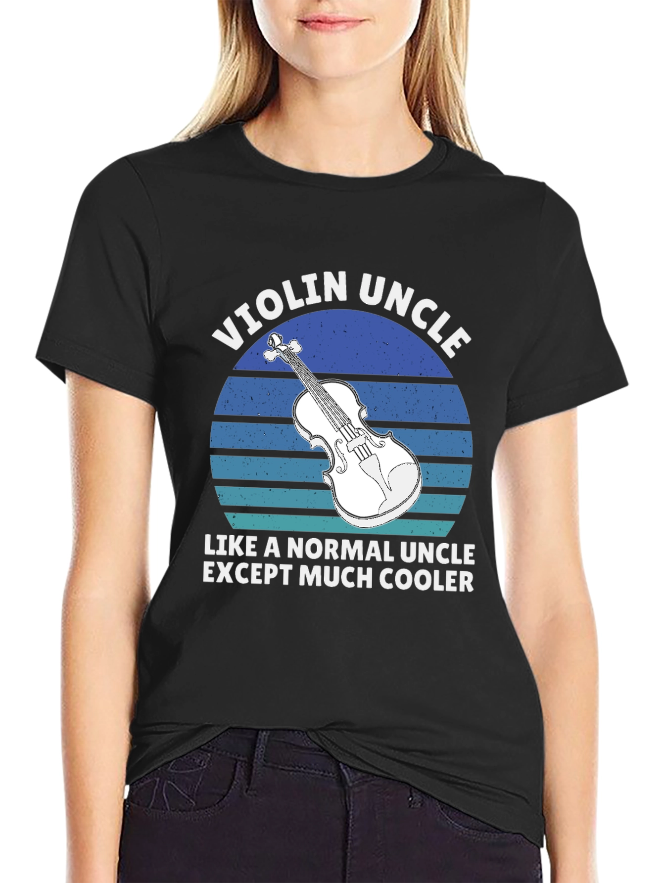 Violin Uncle T-Shirt: Cool Musician Tee