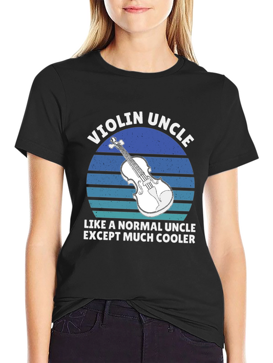 Violin Uncle T-Shirt: Cool Musician Tee